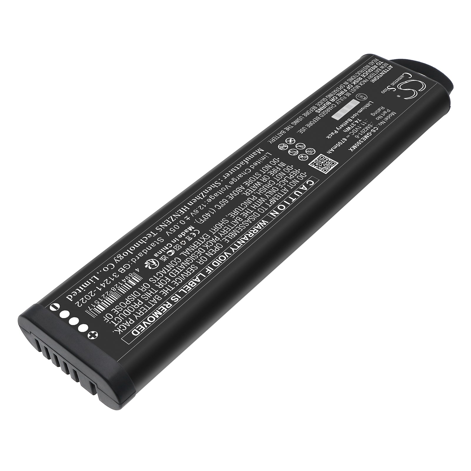 11.1V, Li-ion, 6700mAh, Battery fits Anritsu MT9082, MT9082A2, 74.37Wh Equipment, Survey, Test Cameron Sino Technology Limited