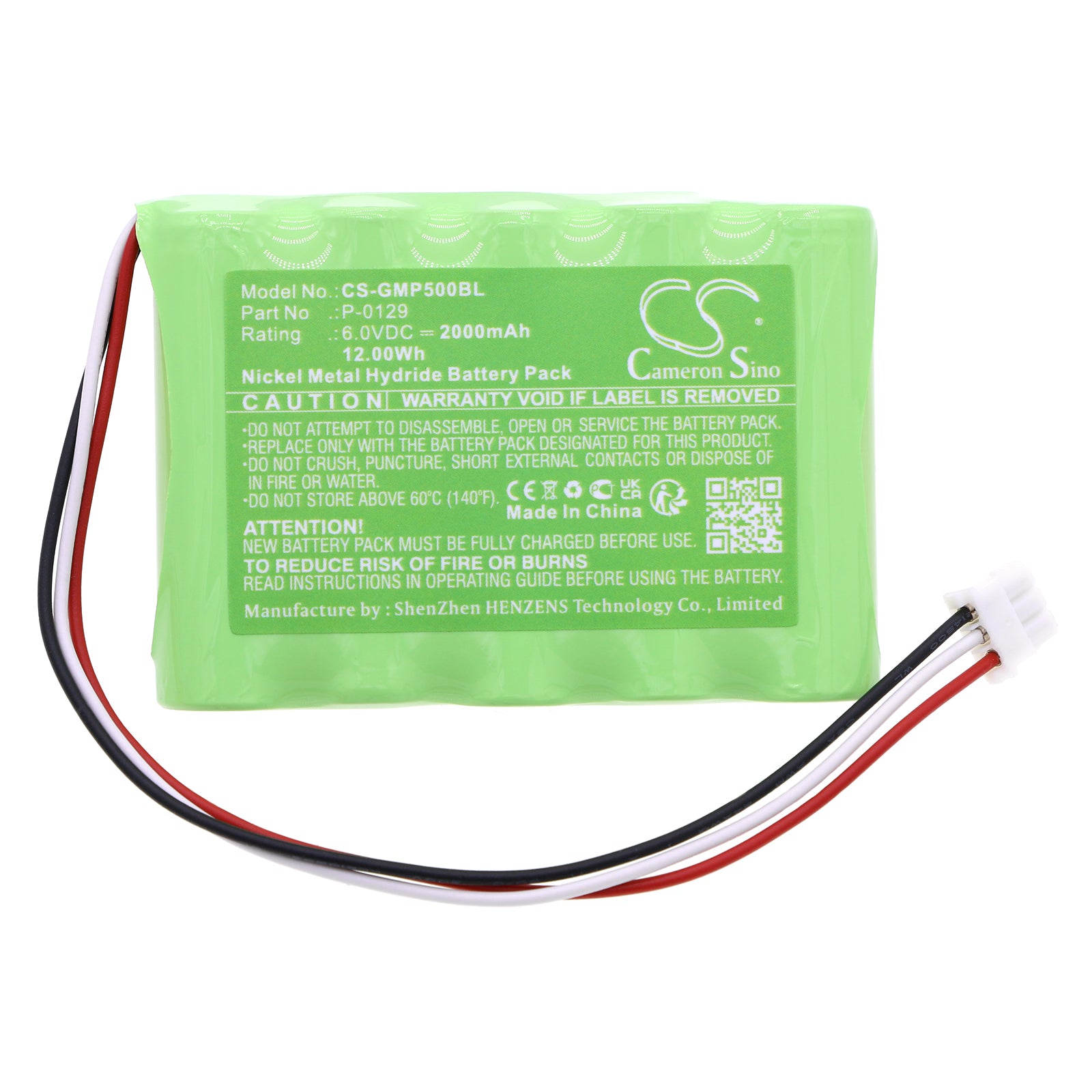 Ni-MH, Cash Register Battery fits Galeb Mp-500, Mp-5000, 6.0V, 2000mAh Cash Register Cameron Sino Technology Limited