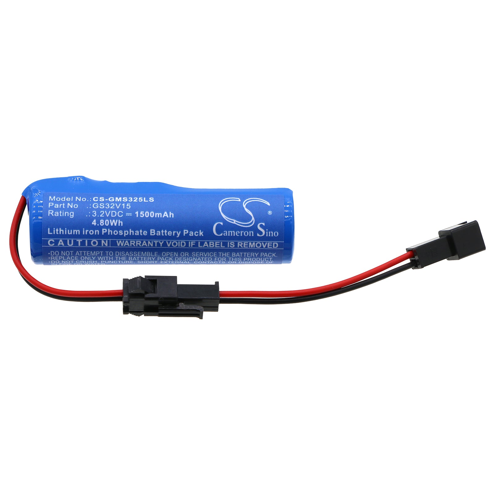 LiFePO4, Solar Battery Battery fits Gama Sonic Baytown Bulb Gs-106b, Baytown Gs-106, 3.2V, 1500mAh Solar Battery Cameron Sino Technology Limited