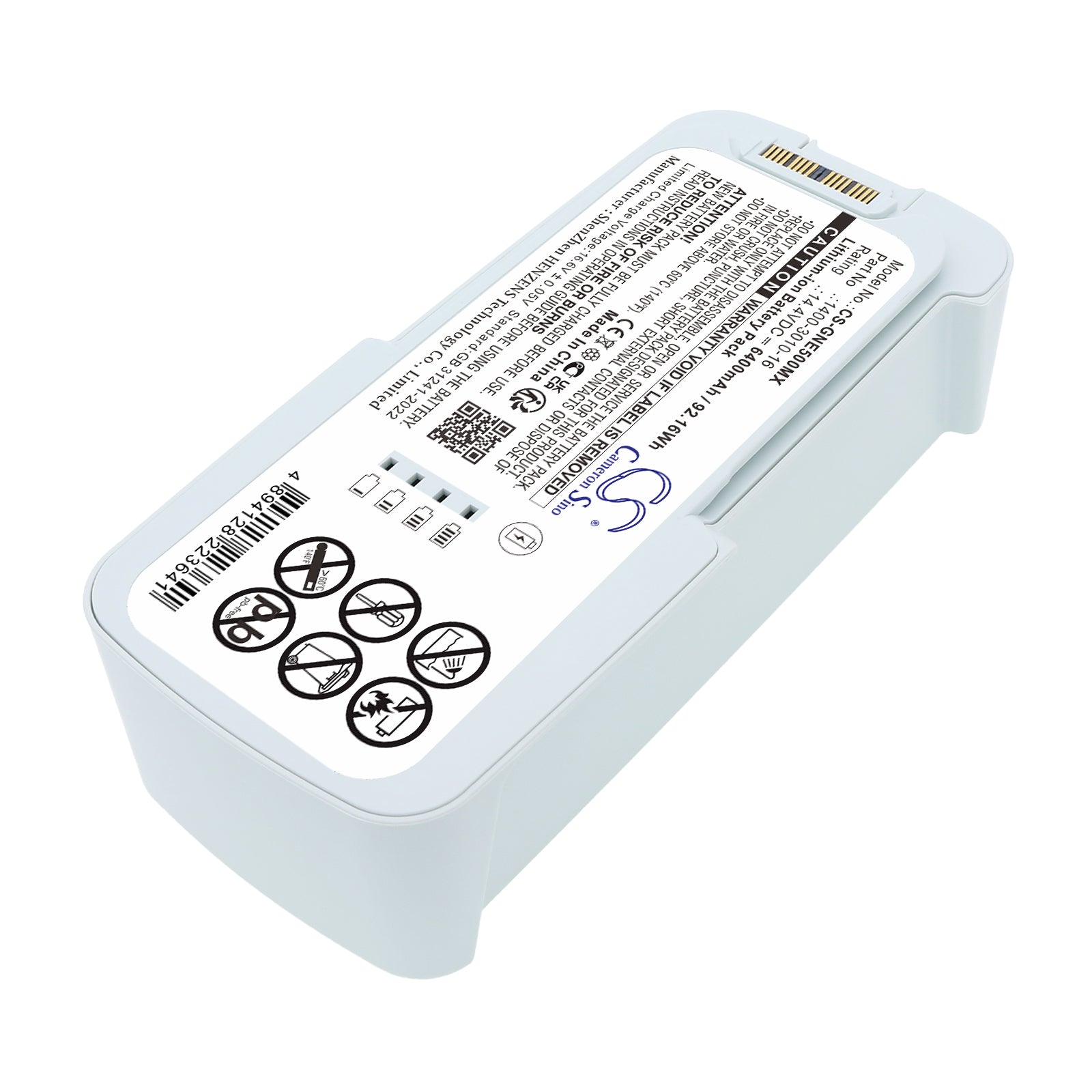 14.4V, Li-ion, 6400mAh, Battery fits Inogen One G5, Rove 6, 92.16Wh Medical Cameron Sino Technology Limited
