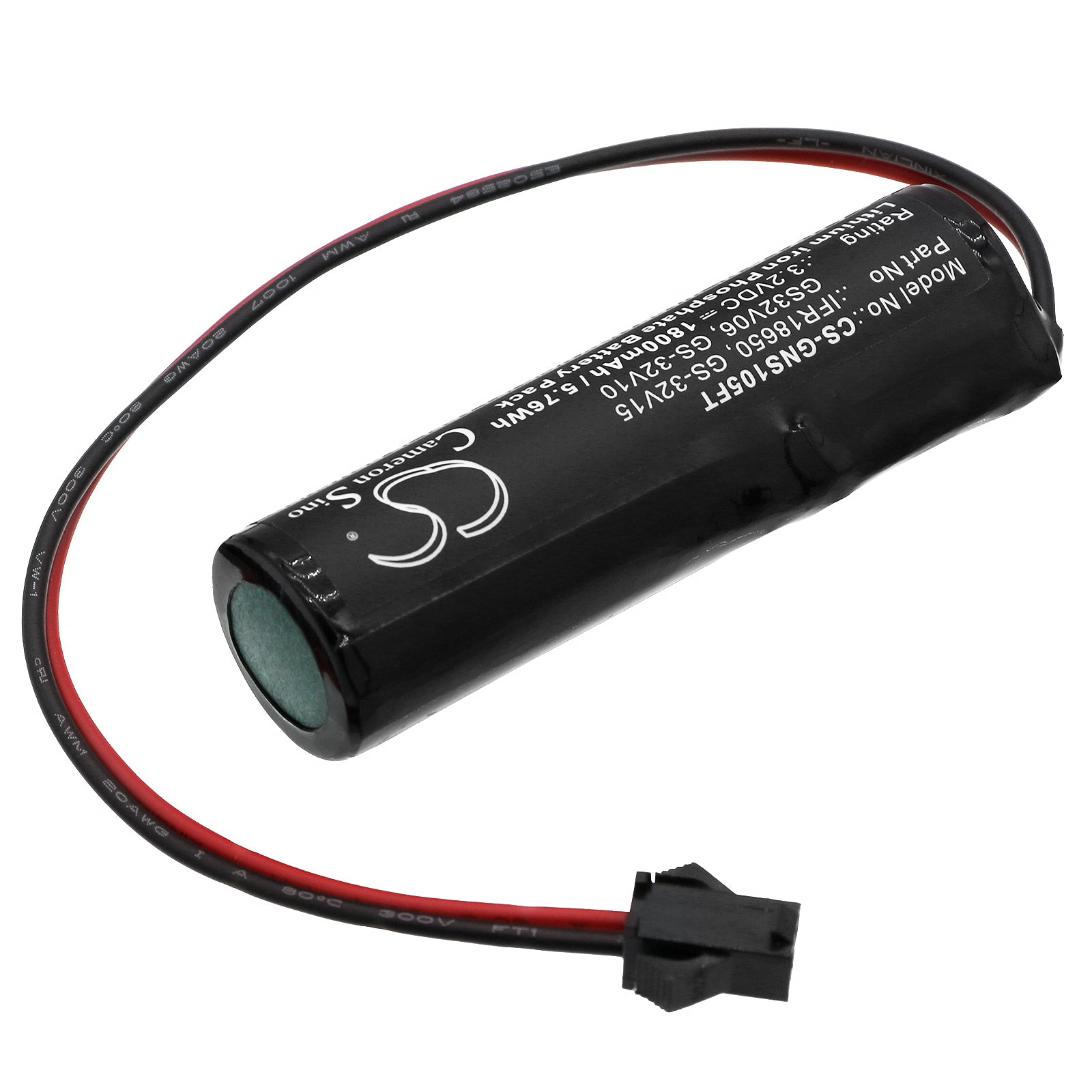 LiFePO4, Solar Battery Battery fits Gama Sonic Baytown Bulb Gs-106b, Baytown Gs-106, 3.2V, 1800mAh Solar Battery Cameron Sino Technology Limited