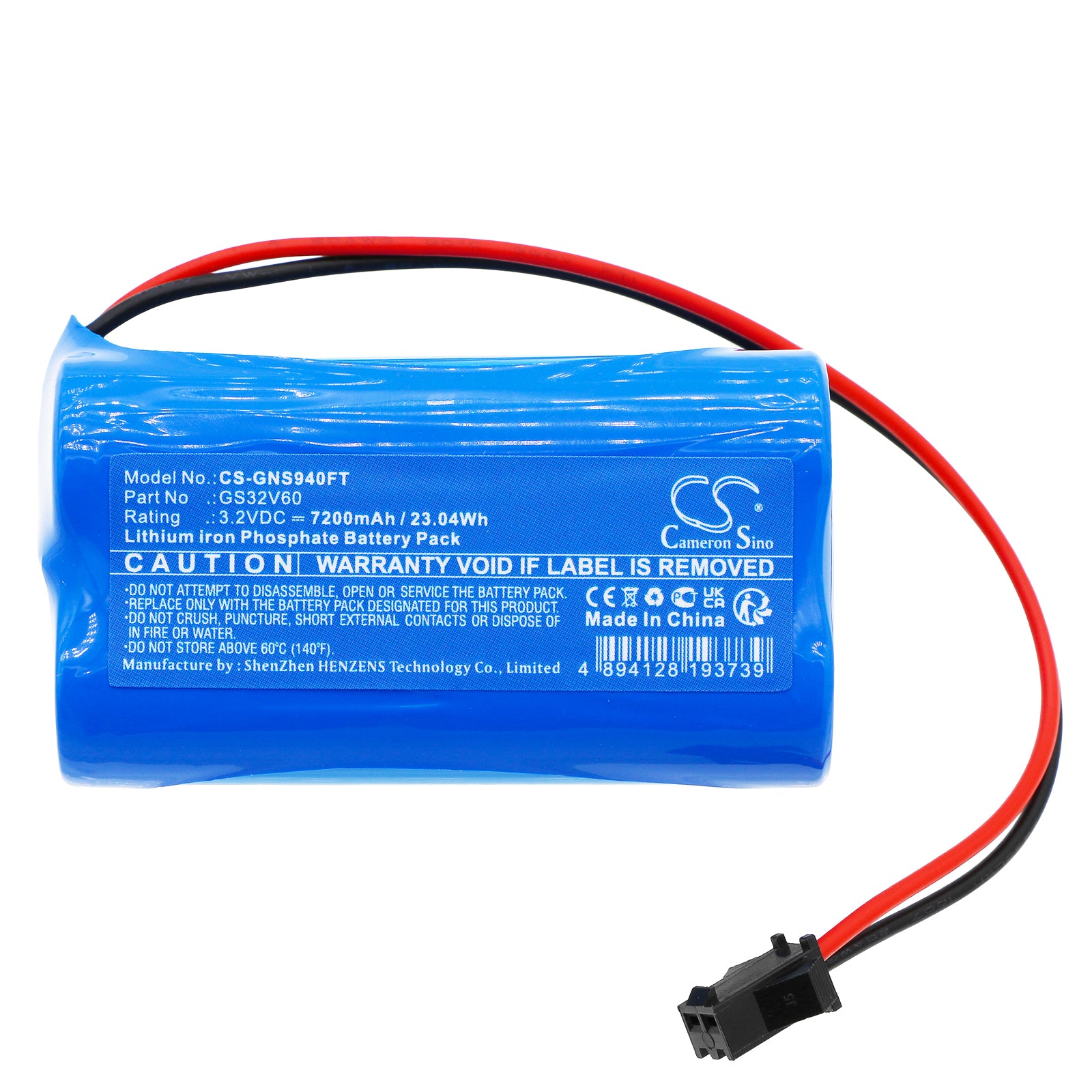 LiFePO4, Solar Battery Battery fits Gama Sonic Gs-94c-d, 3.2V, 7200mAh Solar Battery Cameron Sino Technology Limited