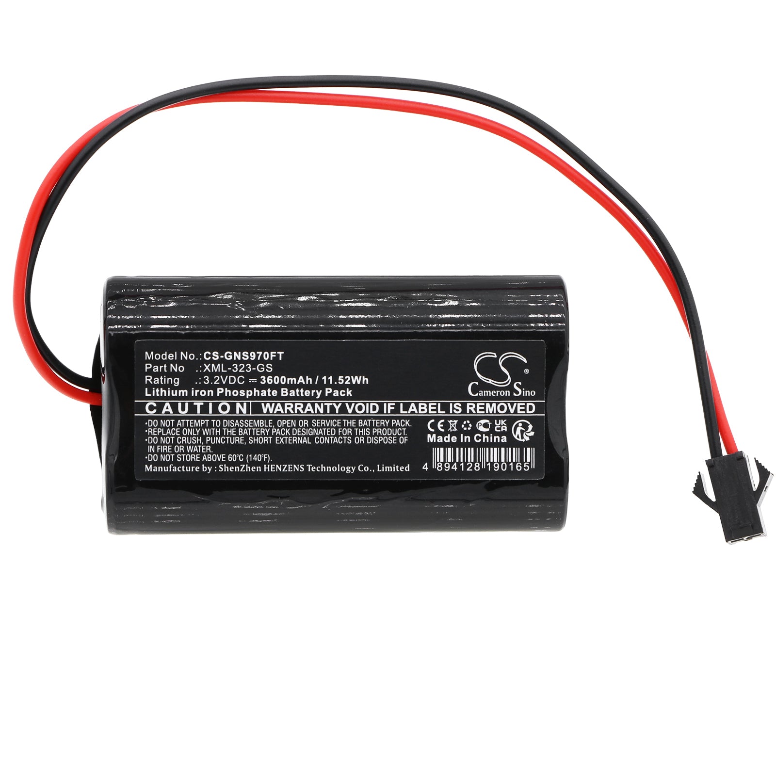 LiFePO4, Solar Battery Battery fits Gama Sonic Gs-103, Gs-104, 3.2V, 3600mAh Solar Battery Cameron Sino Technology Limited