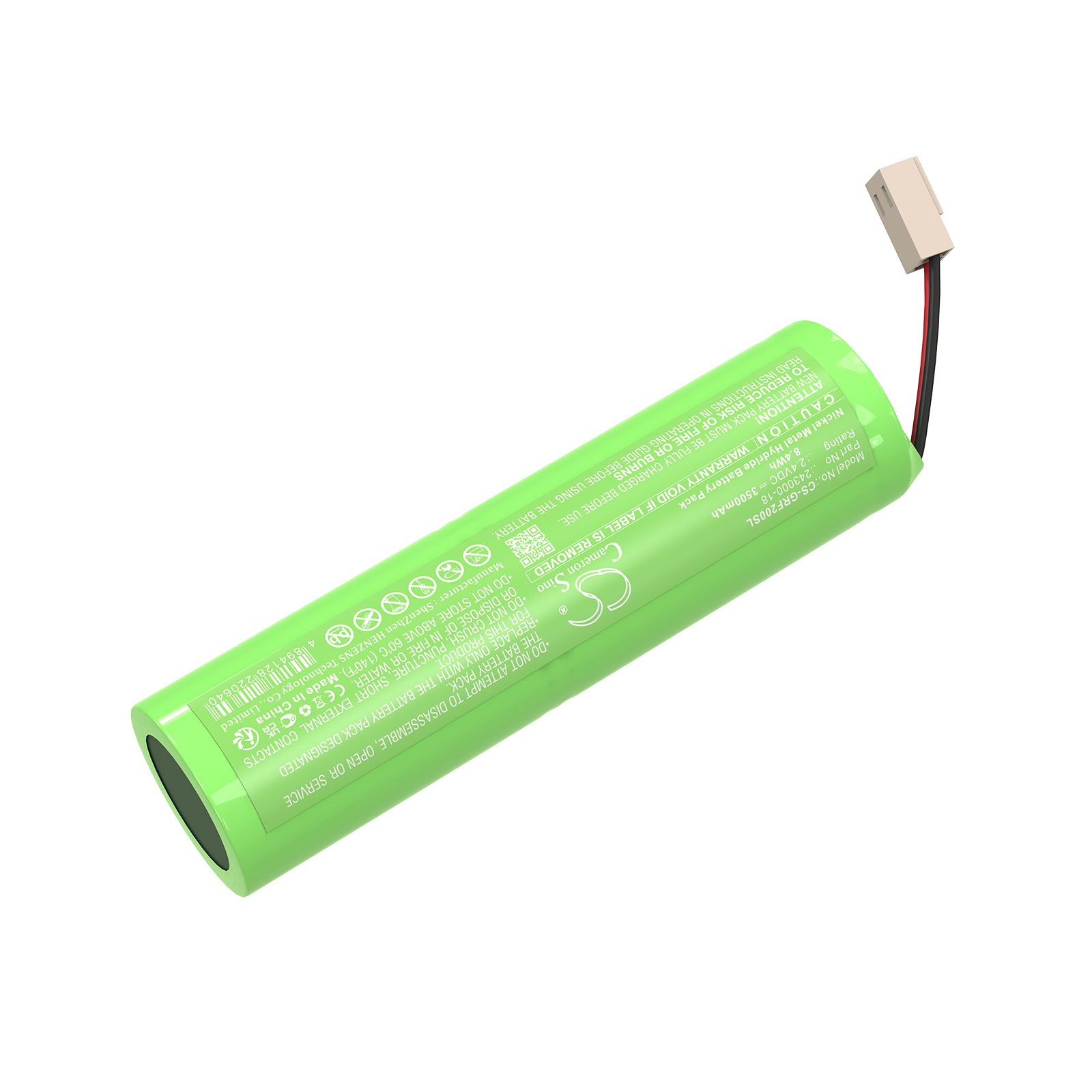 2.4V, Ni-MH, 3500mAh, Battery fits Geo-Fennel FL 1000, FLG 250 grun, 8.4Wh Equipment, Survey, Test Cameron Sino Technology Limited