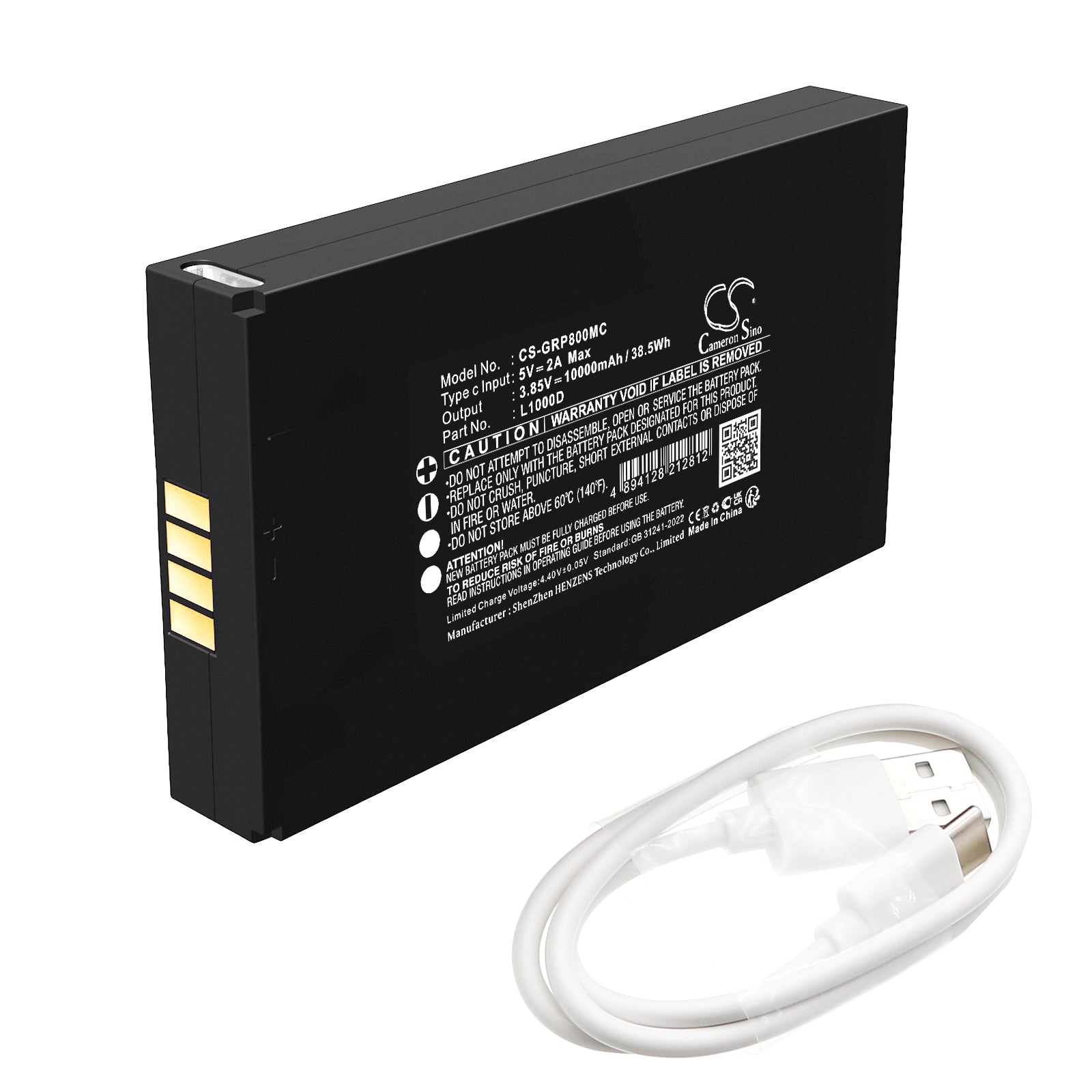 3.85V, Li-ion, 10000mAh, Battery fits GardePro E6P, E6PCF, 38.5Wh Sports & Outdoors Cameron Sino Technology Limited