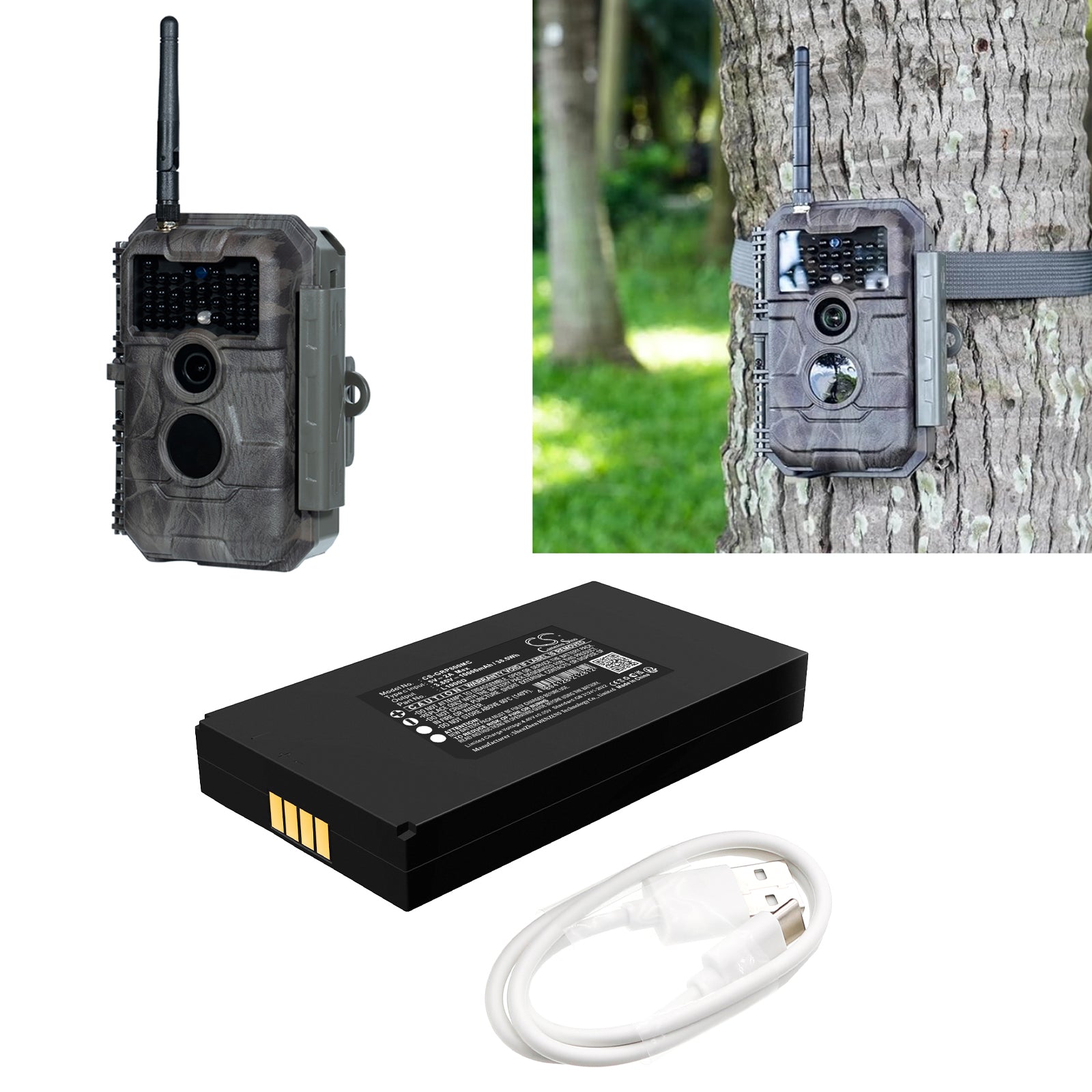 3.85V, Li-ion, 10000mAh, Battery fits GardePro E6P, E6PCF, 38.5Wh Sports & Outdoors Cameron Sino Technology Limited