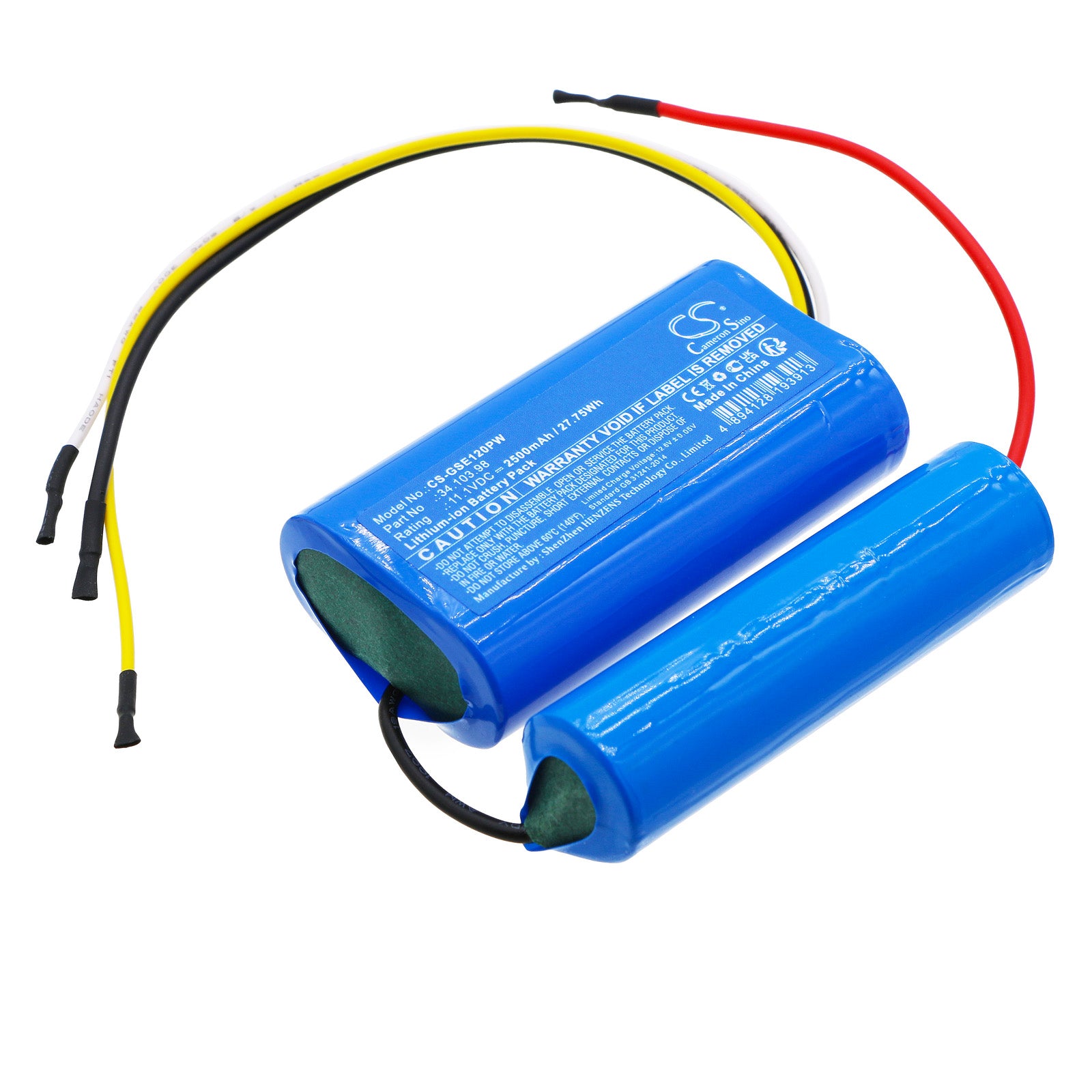 Li-ion, Gardening Tools Battery fits Gardol 11015, 34.103.98, 11.1V, 2500mAh Gardening Tools Cameron Sino Technology Limited