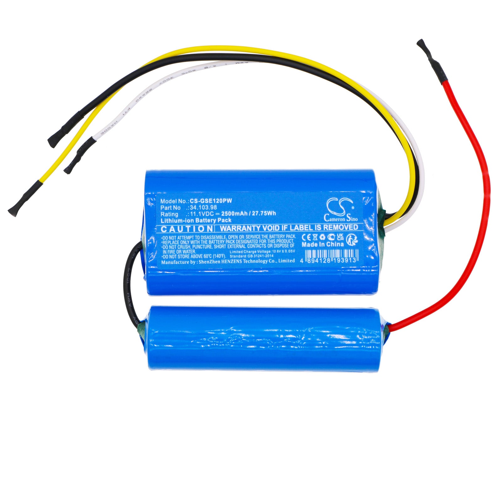 Li-ion, Gardening Tools Battery fits Gardol 11015, 34.103.98, 11.1V, 2500mAh Gardening Tools Cameron Sino Technology Limited