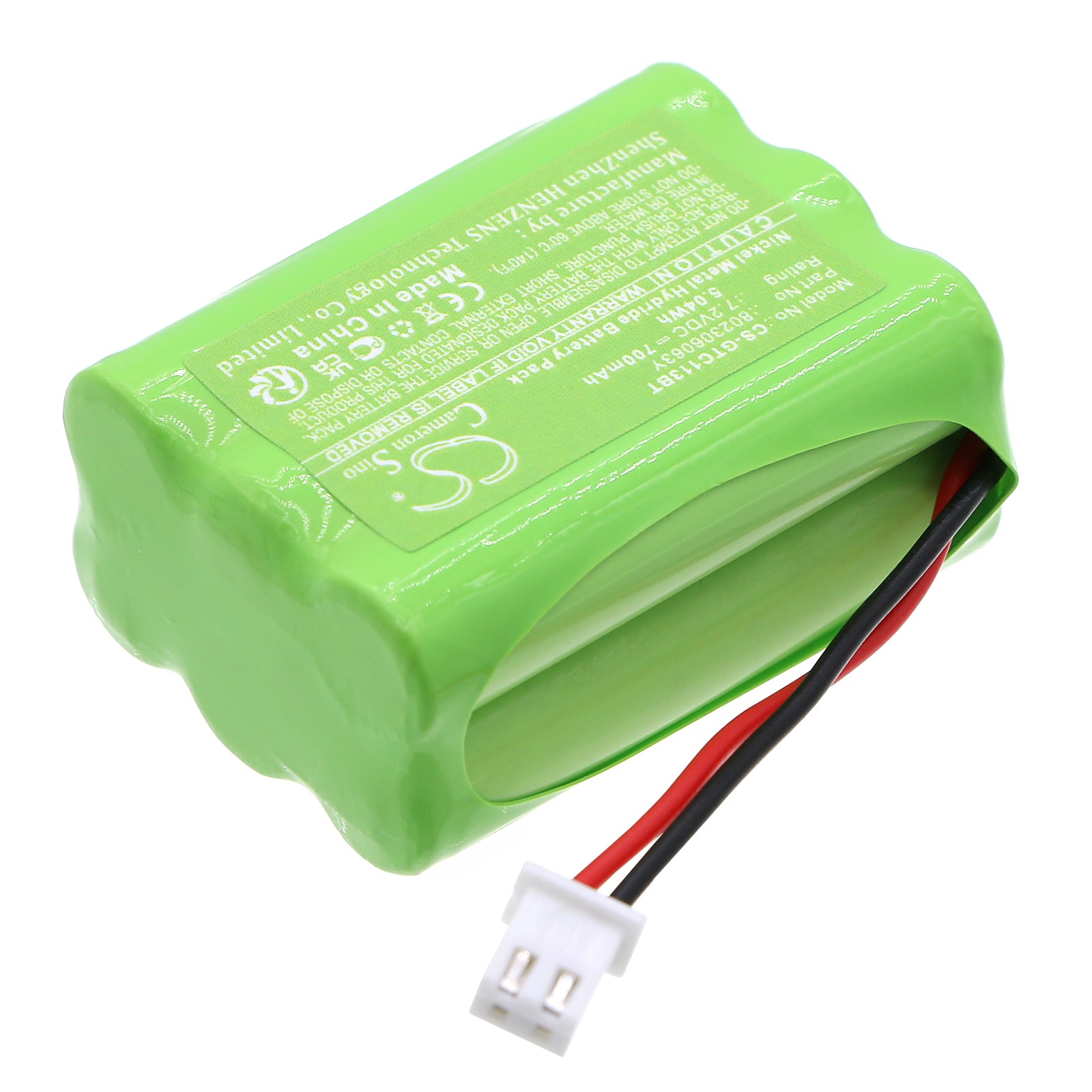 Ni-MH, Alarm System Battery fits Guardsman Ctc-1132, Ctc-1142, 7.2V, 700mAh Alarm System Cameron Sino Technology Limited