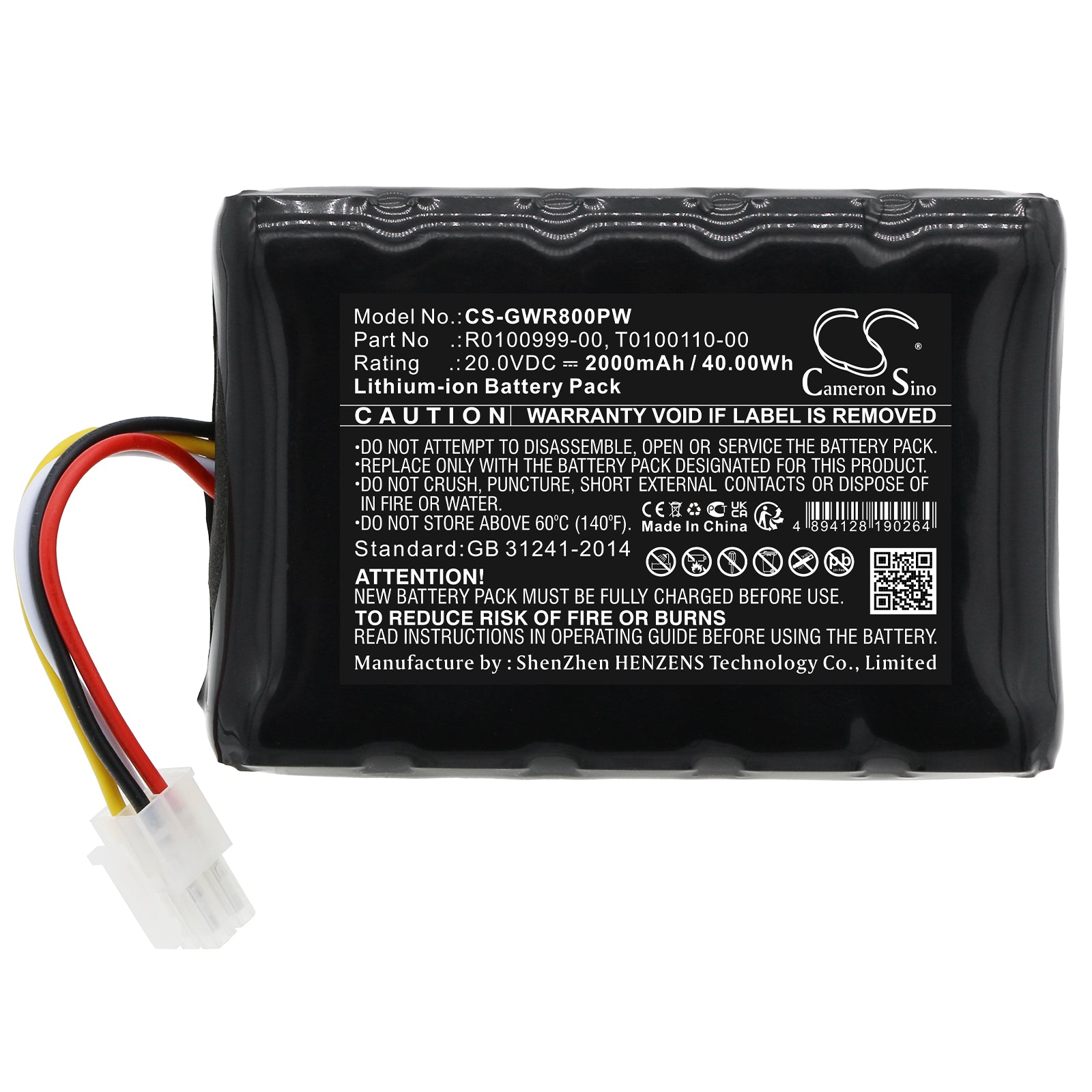 Li-ion, Lawn Mowers Battery fits Cramer Rm 1000, Rm 1500, 20.0V, 2000mAh Lawn Mowers Cameron Sino Technology Limited