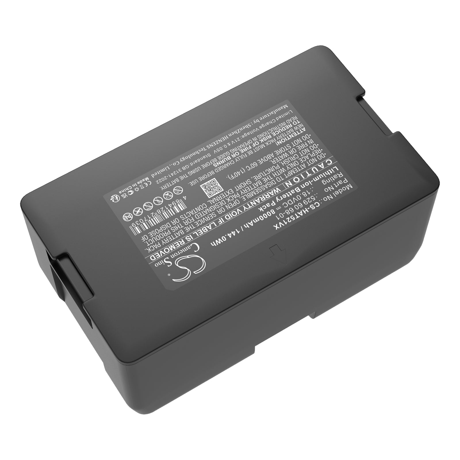 18V, Li-ion, 8000mAh, Battery fits Husqvarna Automower 430XH 2019, Automower 450X 2019, 144Wh Lawn Mowers Cameron Sino Technology Limited