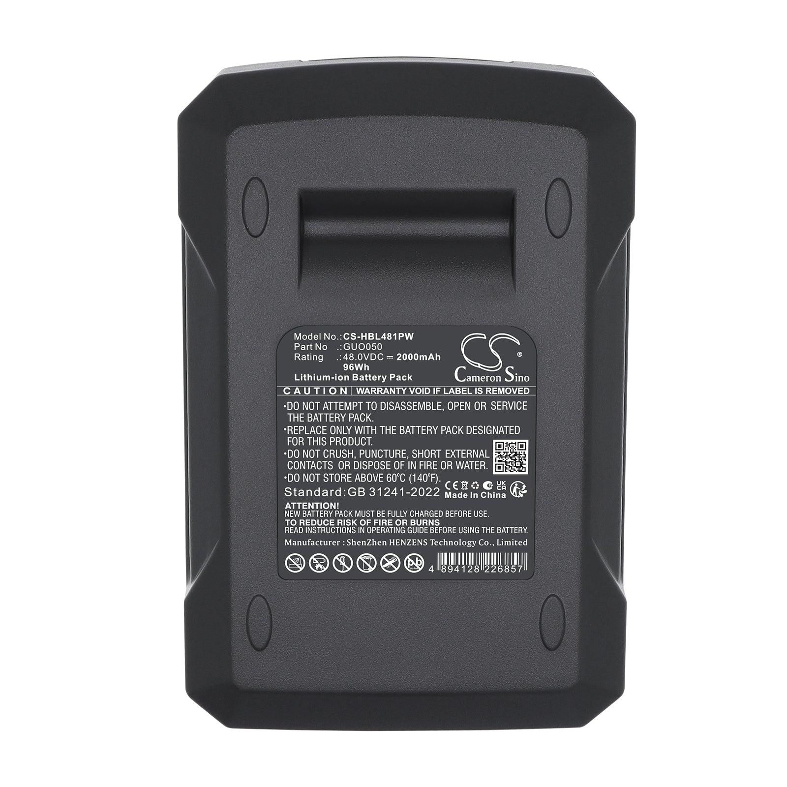 48V, Li-ion, 2000mAh, Battery fits SuperHandy 3 Wheel Power Mobility Scooter Plus, 96Wh Electric Scooter Cameron Sino Technology Limited