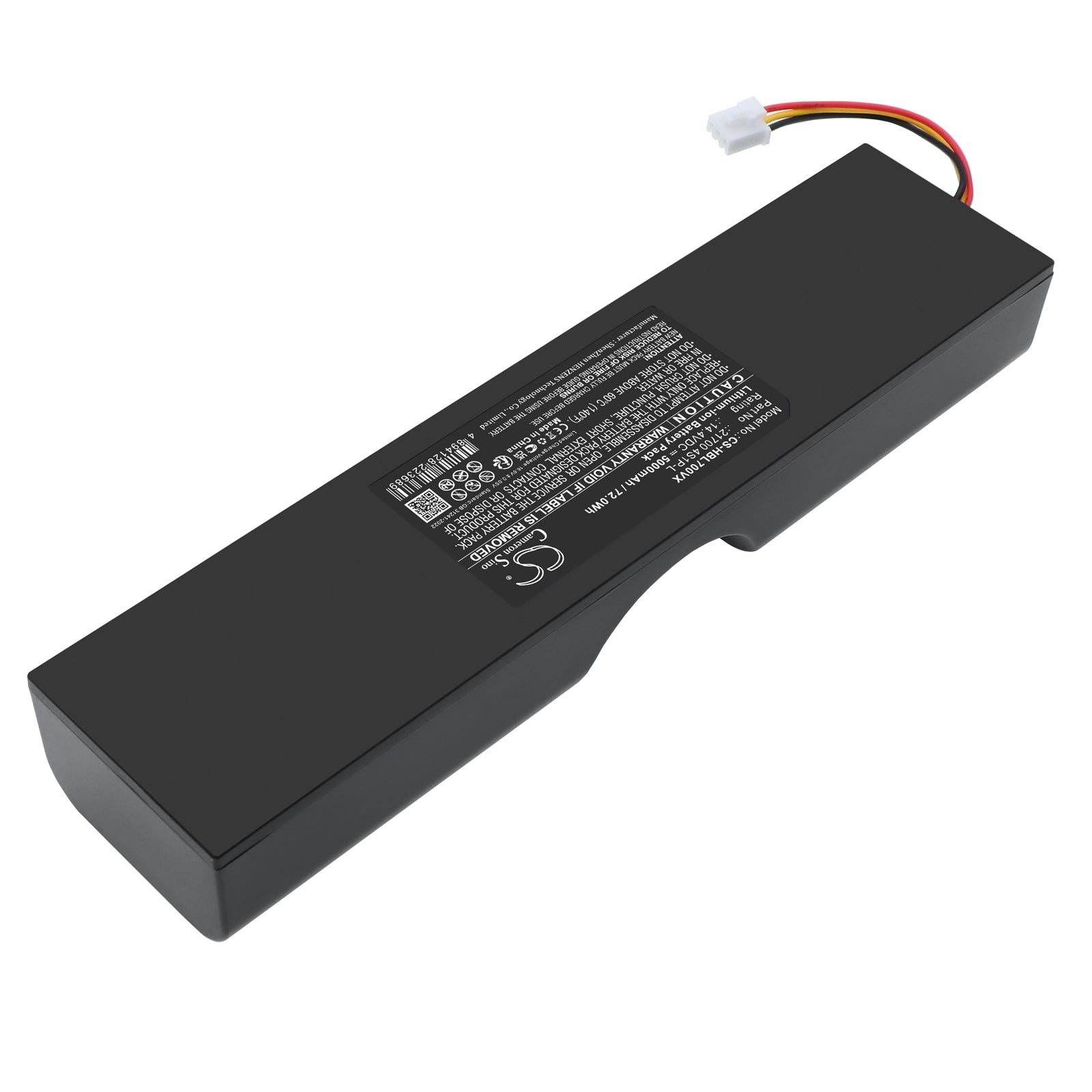 14.4V, Li-ion, 5000mAh, Battery fits HOBOT Legee D7, Legee D8, 72Wh Vacuum Cameron Sino Technology Limited