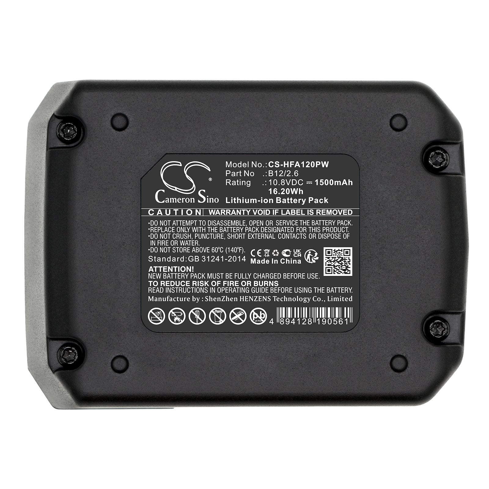 Li-ion, Power Tools Battery fits Hilti Pm 40-mg, Pr 2-hs A12, 10.8V, 1500mAh Power Tools Cameron Sino Technology Limited