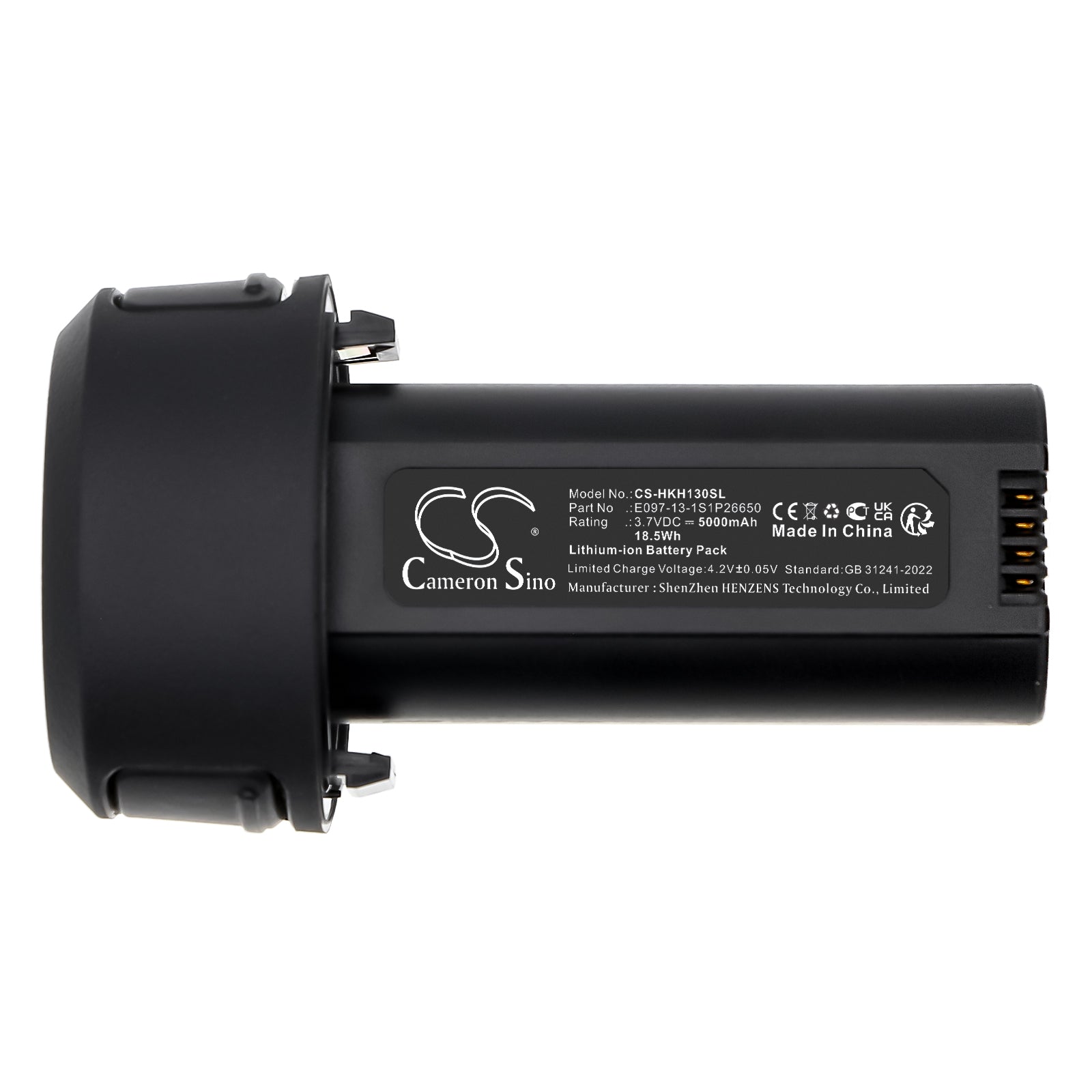 3.7V, Li-ion, 5000mAh, Battery fits Hikvision H13, H13 Pro, 18.5Wh Thermal Camera Cameron Sino Technology Limited