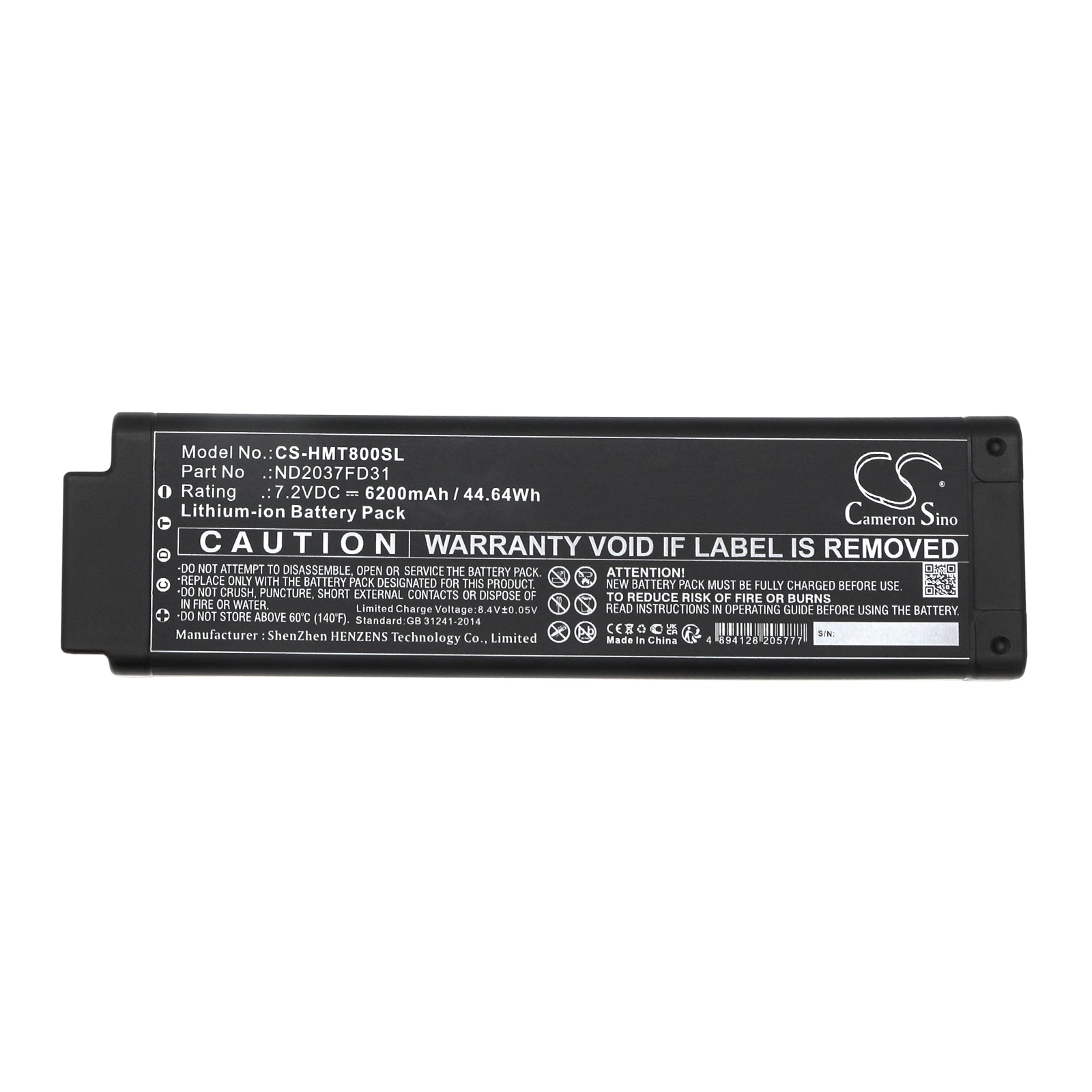 Li-ion, Equipment, Survey, Test Battery fits Hitachi X-met8000 Experte, X-met8000 Optimal, 7.2V, 6200mAh Equipment, Survey, Test Cameron Sino Technology Limited