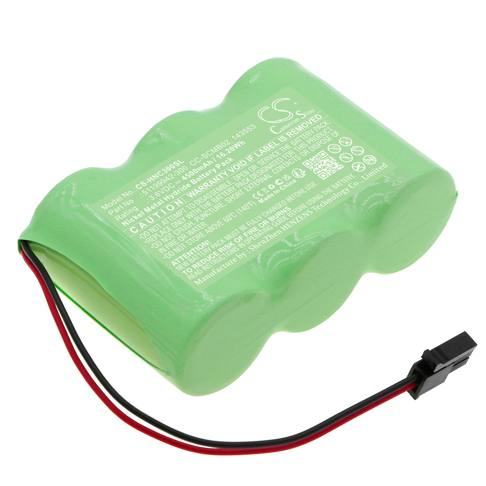 Ni-MH, Alarm System Battery fits Honeywell C300, 3.6V, 4500mAh Alarm System Cameron Sino Technology Limited