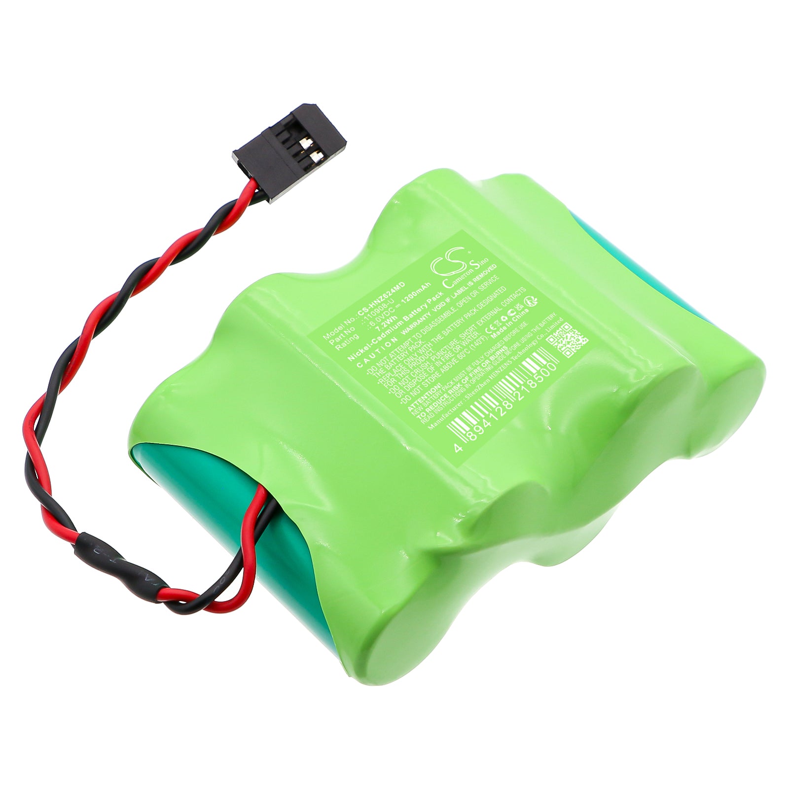 6V, Ni-CD, 1200mAh, Battery fits Heine X-004.99.641, X-04.99.623, 7.2Wh Medical Cameron Sino Technology Limited