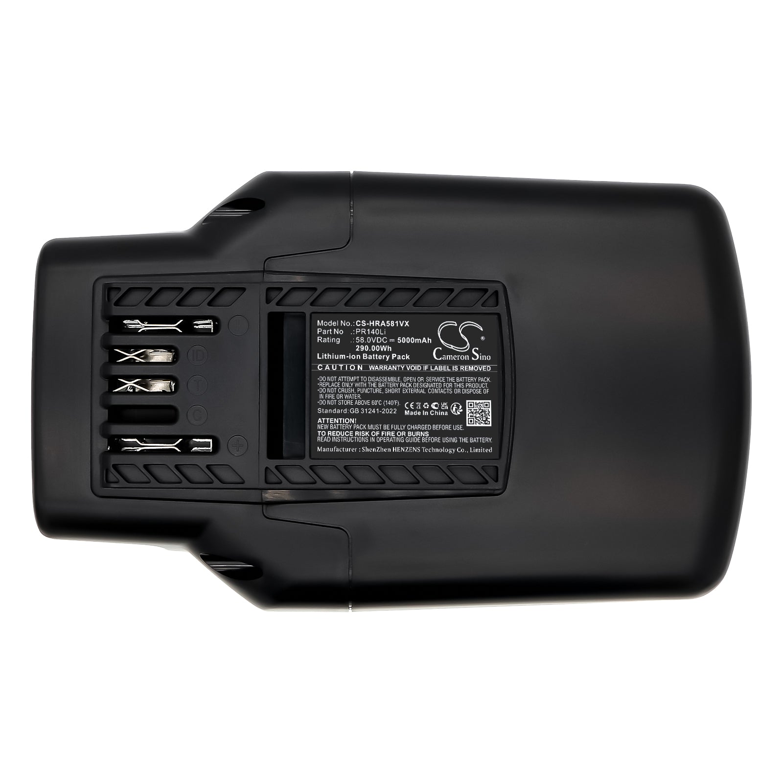 58V, Li-ion, 5000mAh, Battery fits Jonsered CC16i, CC16i String Trimmer, 290Wh Lawn Mowers Cameron Sino Technology Limited