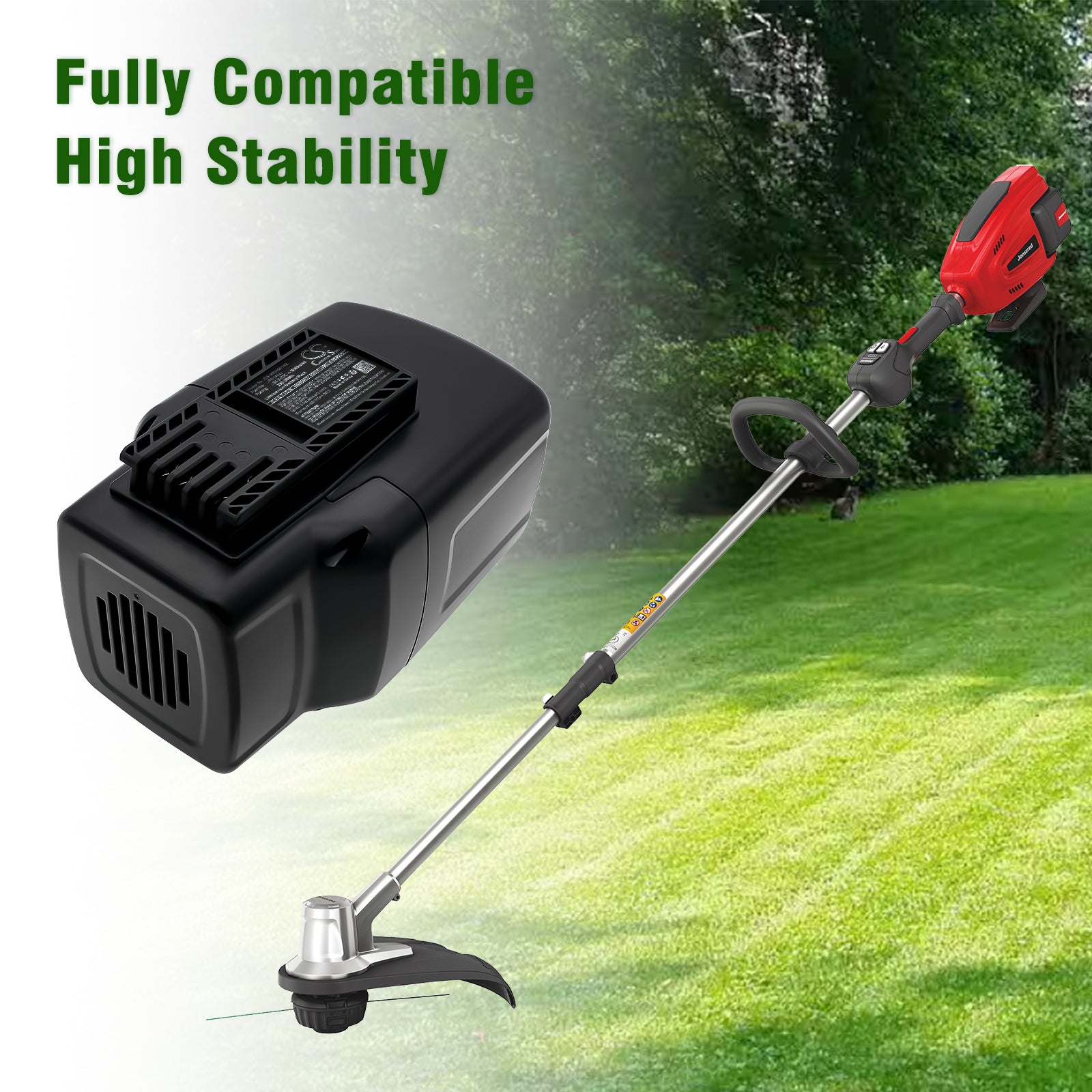 58V, Li-ion, 5000mAh, Battery fits Jonsered CC16i, CC16i String Trimmer, 290Wh Lawn Mowers Cameron Sino Technology Limited
