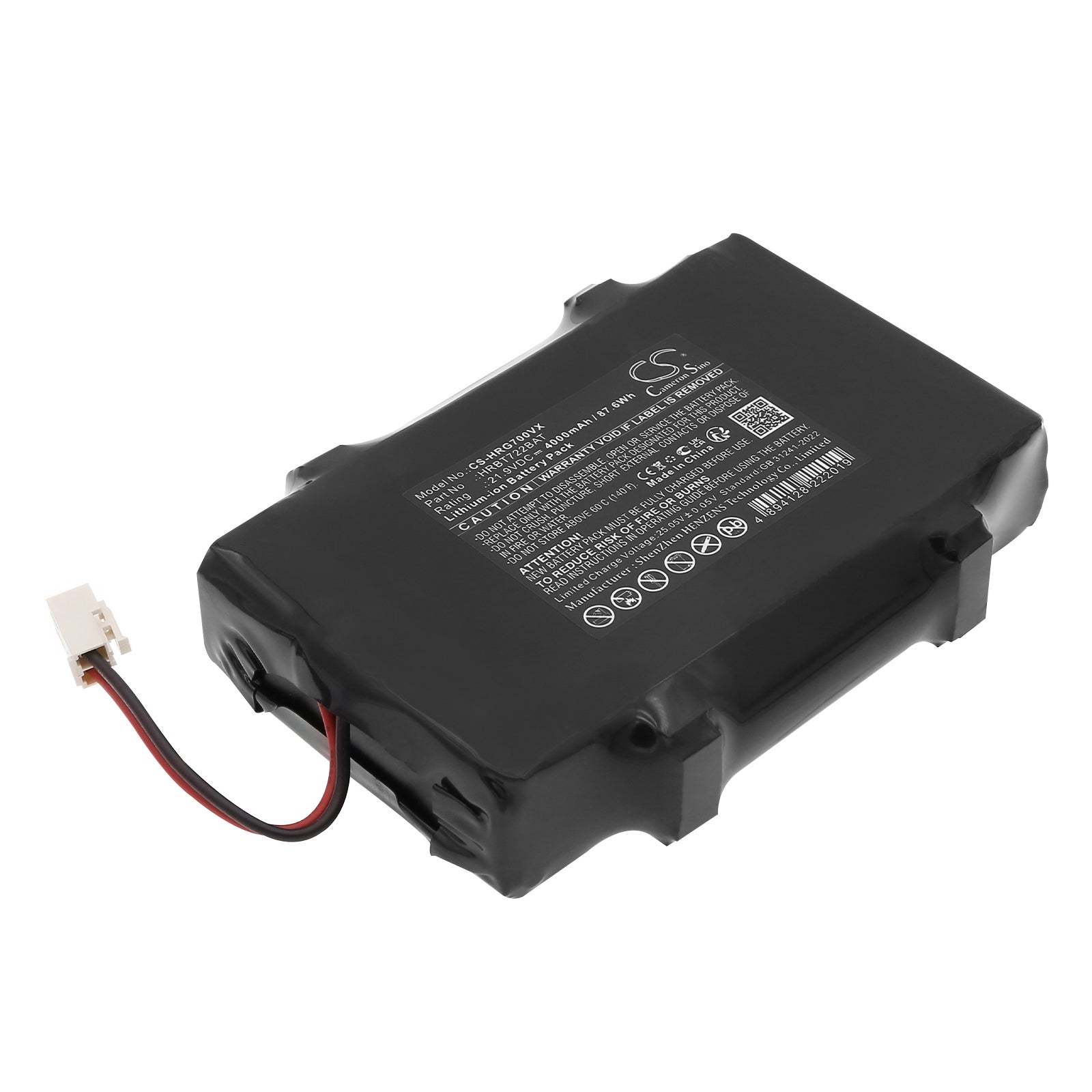 21.9V, Li-ion, 4000mAh, Battery fits Hoover H-GO 700, H-GO 700 Extra, 87.6Wh Vacuum Cameron Sino Technology Limited