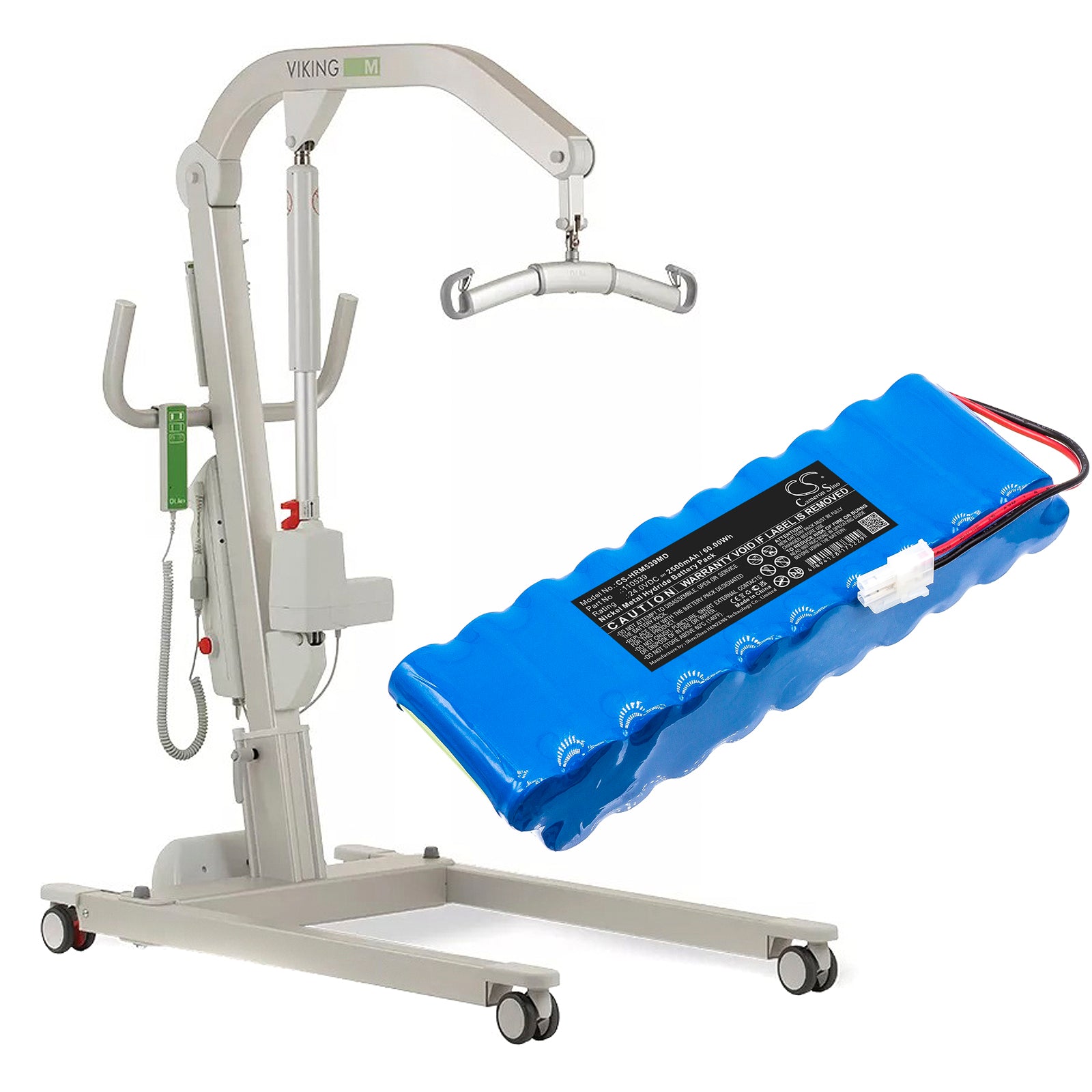 Ni-MH, Medical Battery fits Hillrom Lifter, Liko, 24.0V, 2500mAh Medical Cameron Sino Technology Limited