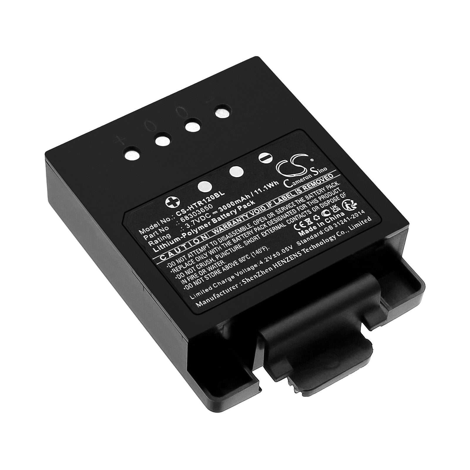 Li-Polymer, Crane Remote Control Battery fits Hetronic Ergo-120, 3.7V, 3000mAh Crane Remote Control Cameron Sino Technology Limited