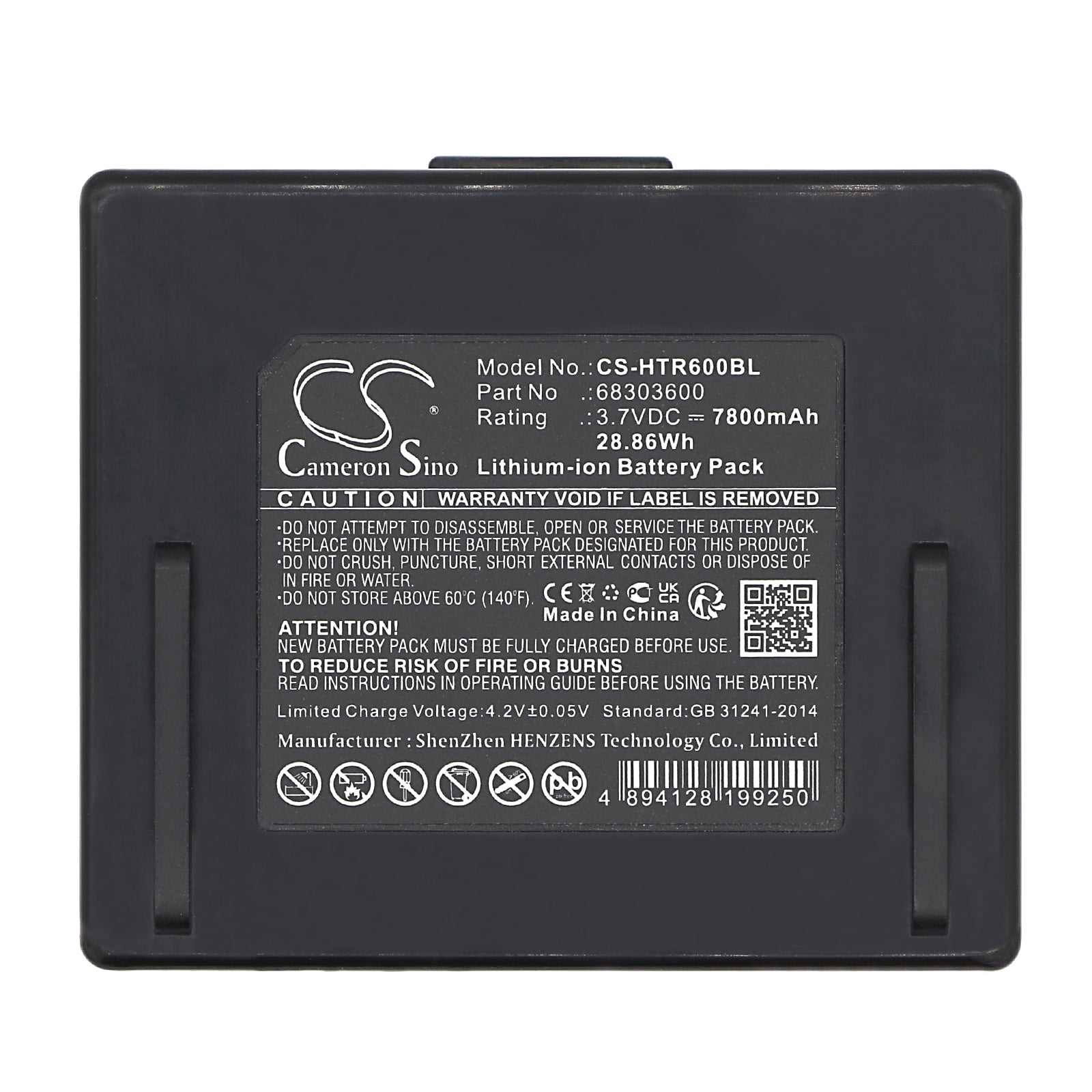 Li-ion, Crane Remote Control Battery fits Hetronic Nova Xxl, 3.7V, 7800mAh Crane Remote Control Cameron Sino Technology Limited