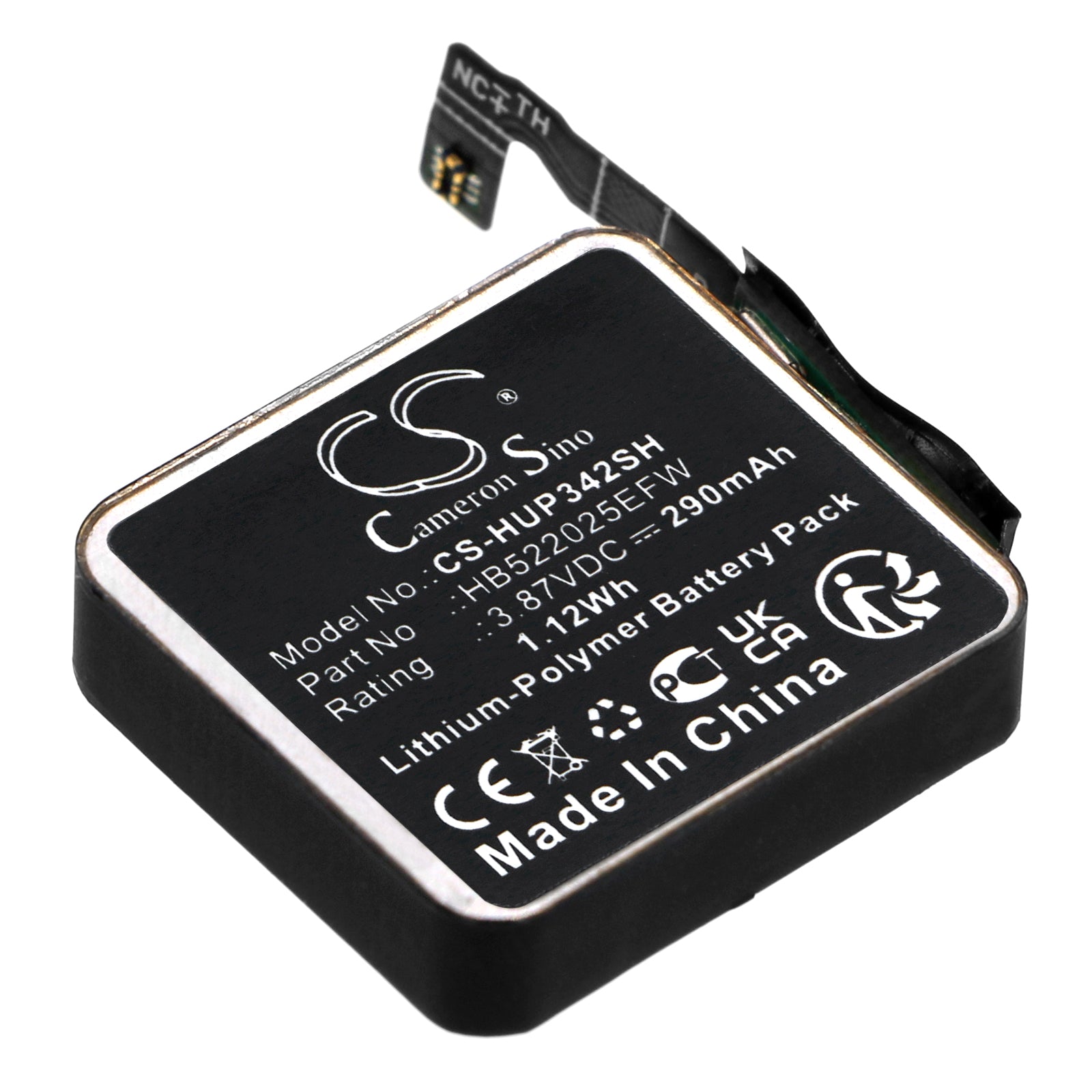 Li-Polymer, Smartwatch Battery fits Huawei Watch Gt3 42mm, Watch Gt3 Pro 42mm, 3.87V, 290mAh Smartwatch Cameron Sino Technology Limited