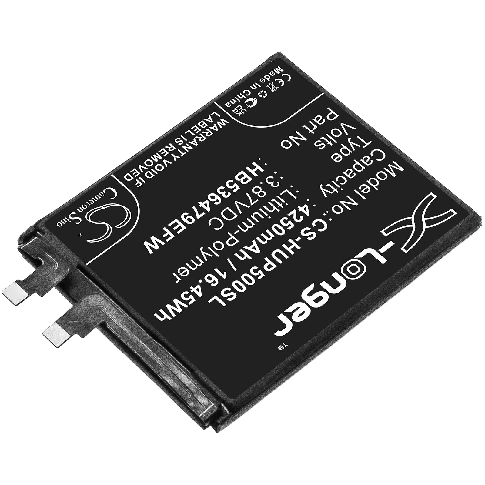 Li-Polymer, Mobile, SmartPhone Battery fits Huawei Jad-al50, Jad-l09, 3.87V, 4250mAh Mobile, SmartPhone Cameron Sino Technology Limited