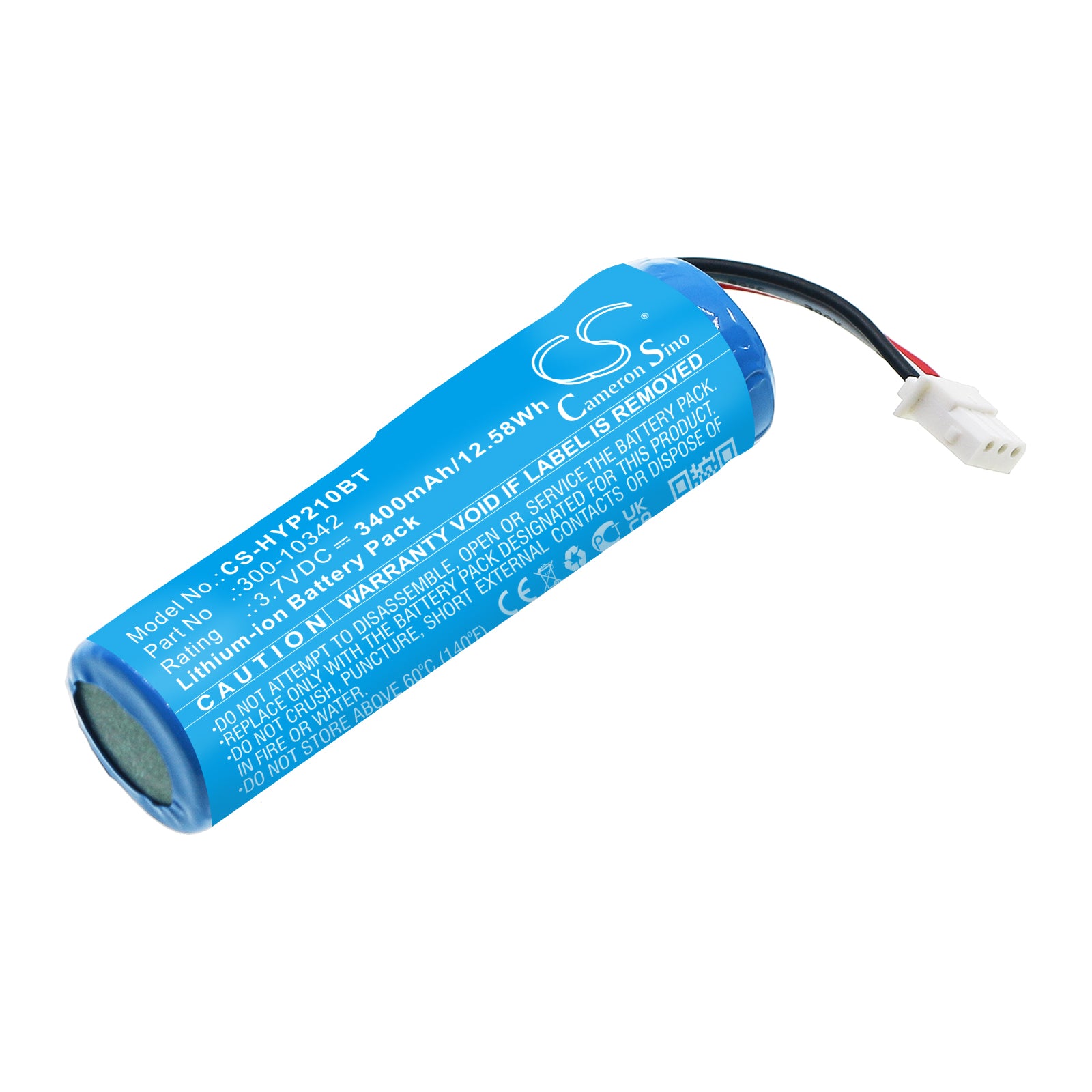 Li-ion, Alarm System Battery fits Honeywell Home Prosixc2w, Prosixc2w Hardwired-to-six Wir, 3.7V, 3400mAh Alarm System Cameron Sino Technology Limited