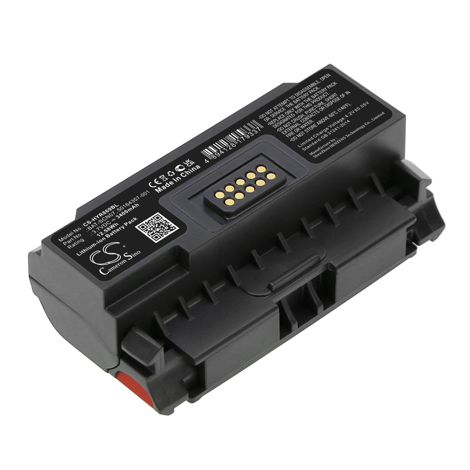 Li-ion, Barcode Scanner Battery fits Zebra 8690i Wearable Rfid Mini, Honeywell, 3.7V, 3400mAh Barcode Scanner Cameron Sino Technology Limited