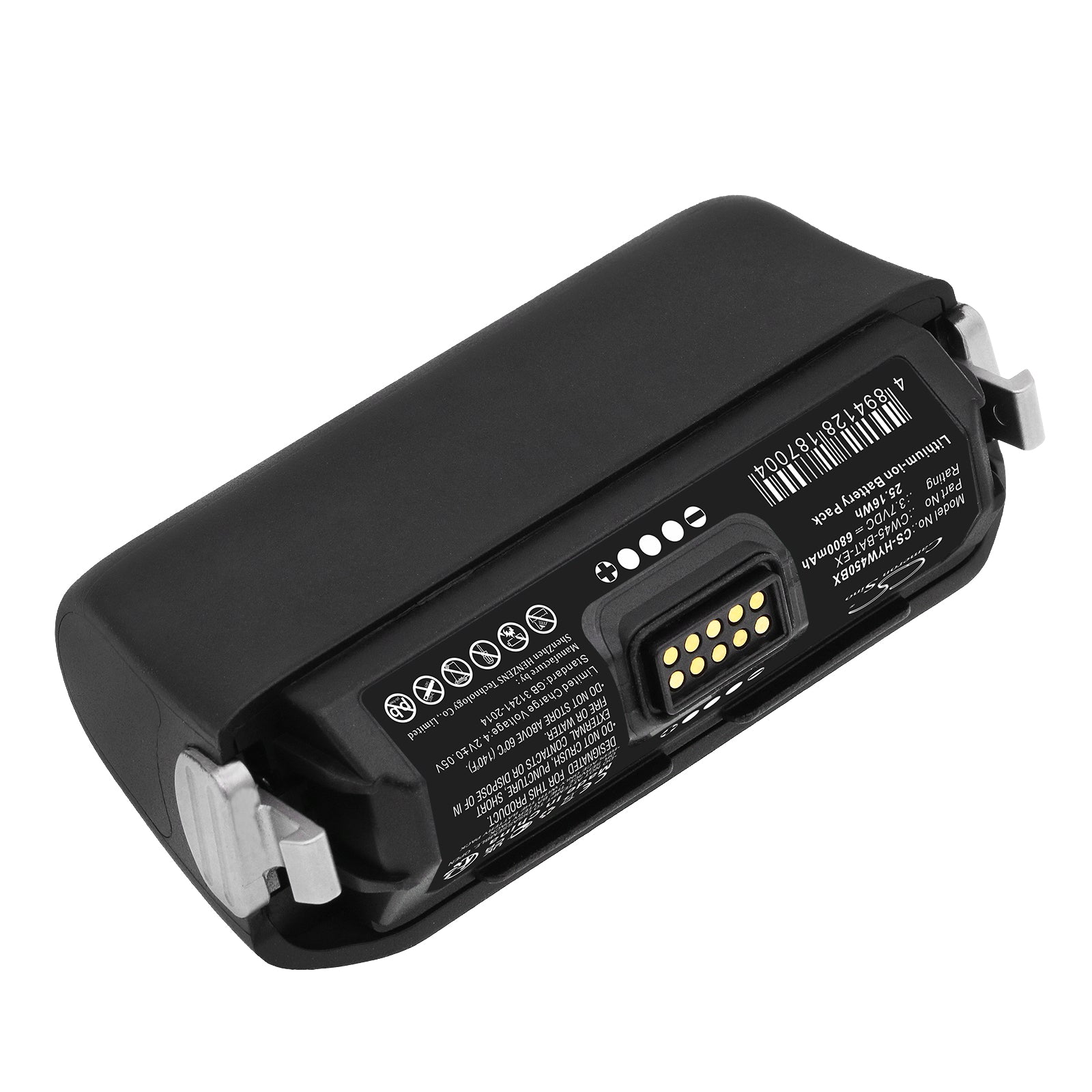 Li-ion, Barcode Scanner Battery fits Honeywell Cw45, 3.7V, 6800mAh Barcode Scanner Cameron Sino Technology Limited