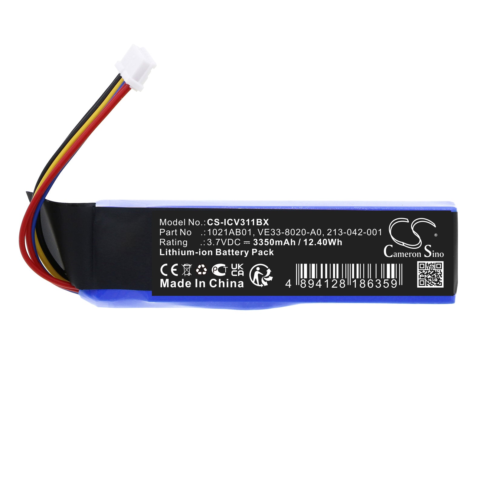 Li-ion, Vehicle Mount Terminal Battery fits Honeywell Thor Cv31, Intermec Thor Cv31, 3.7V, 3350mAh Vehicle Mount Terminal Cameron Sino Technology Limited
