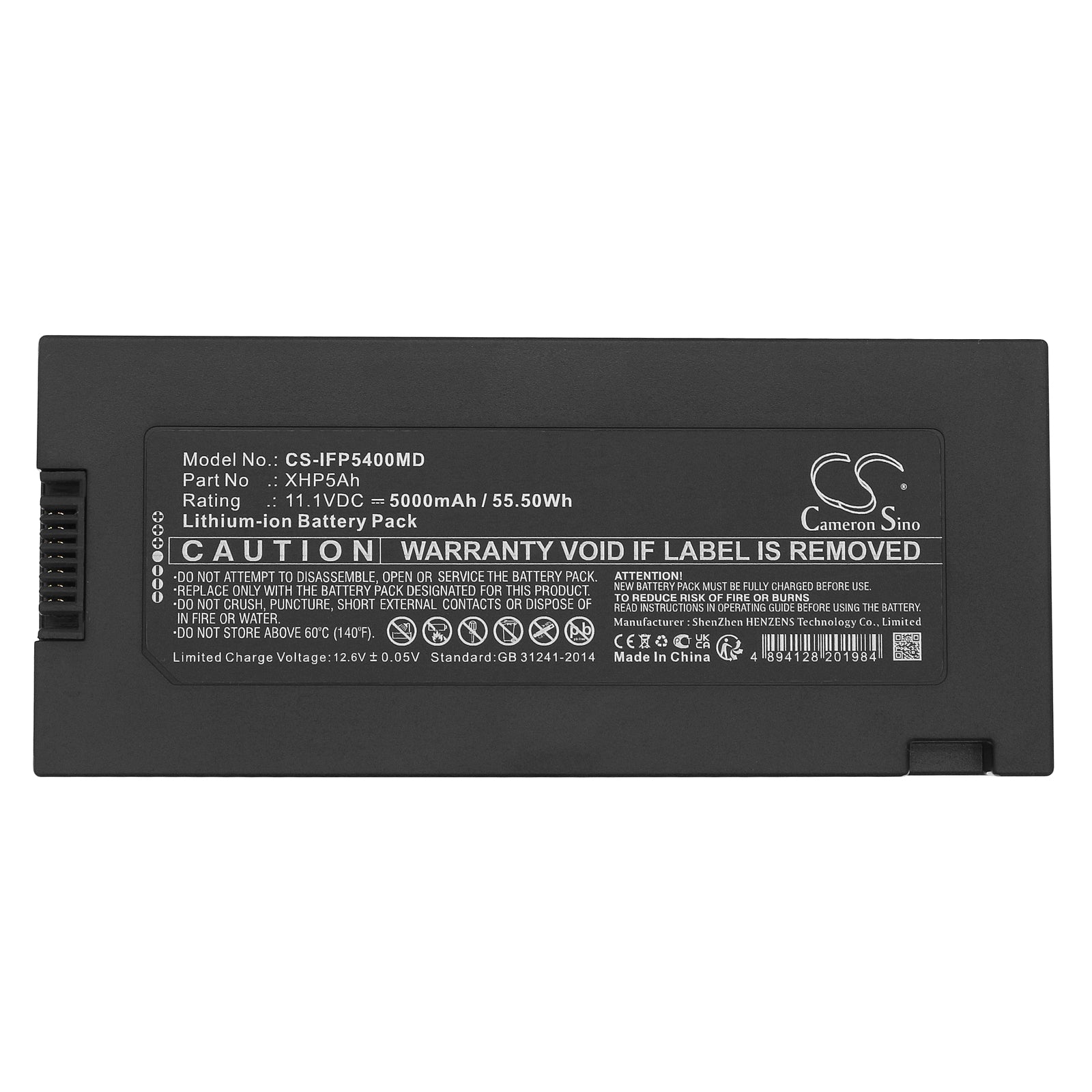 Li-ion, Medical Battery fits Infinum Omni, Omni Ii, 11.1V, 5000mAh Medical Cameron Sino Technology Limited