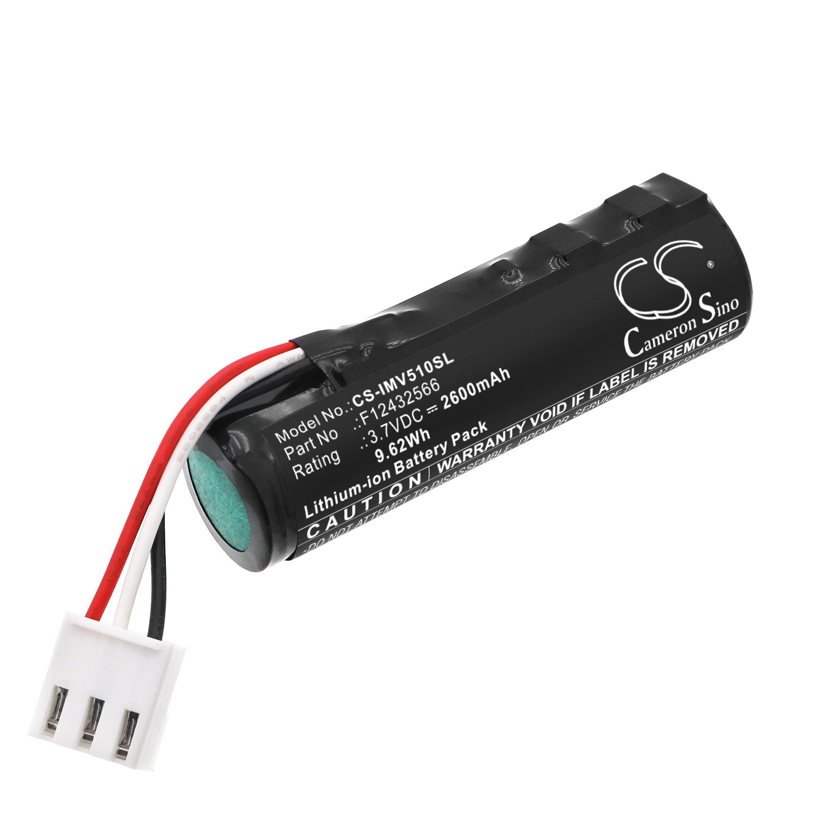 3.7V, Li-ion, 2600mAh, Battery fits Ingenico Move 5000 3G Bluetooth, Move 5000 3G Wifi Bluetooth, 9.62Wh Payment Terminal Cameron Sino Technology Limited