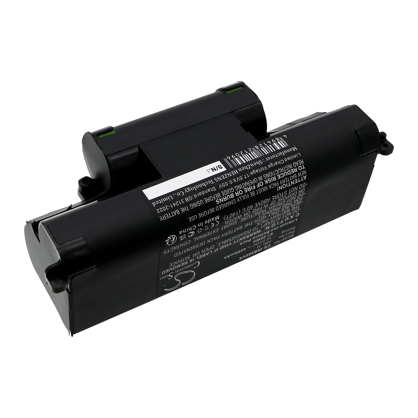 16V, Li-ion, 4200mAh, Battery fits iRobot J10, J9, 67.2Wh Vacuum Cameron Sino Technology Limited