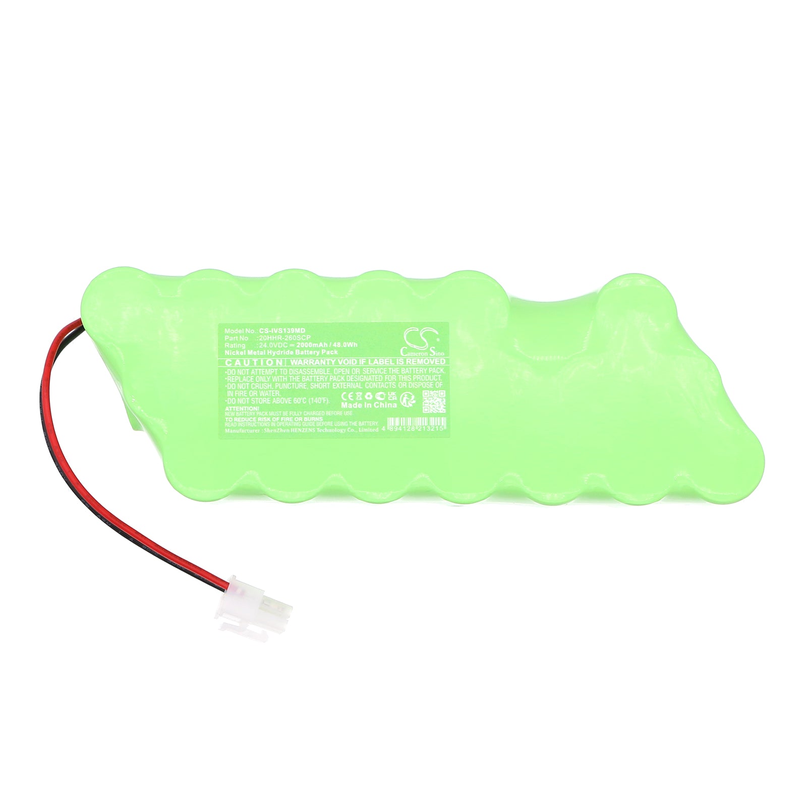 24V, Ni-MH, 2000mAh, Battery fits Invacare lifter Robin type 1493139, 48Wh Medical Cameron Sino Technology Limited