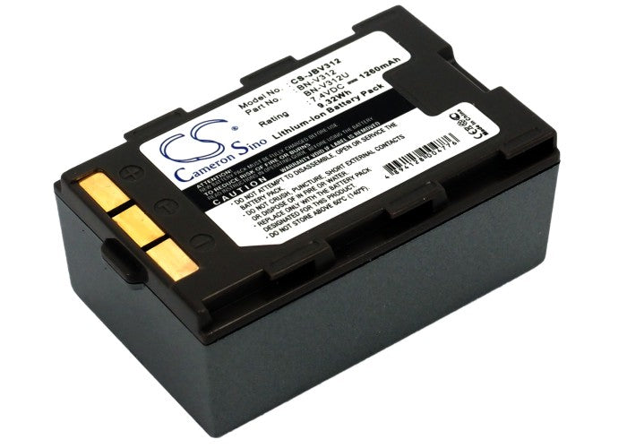 Li-ion, Camera Battery fits Jvc Gr-dvm407, Gr-dvm76, 7.4V, 1260mAh Camera Cameron Sino Technology Limited