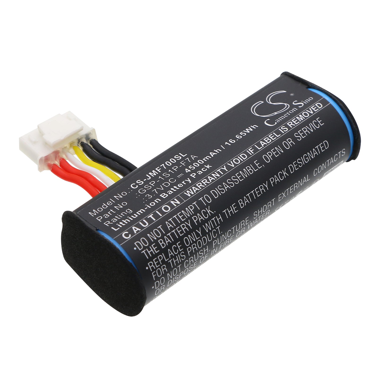3.7V, Li-ion, 4500mAh, Battery fits JBL F7A, Flip 7, 16.65Wh Speaker Cameron Sino Technology Limited