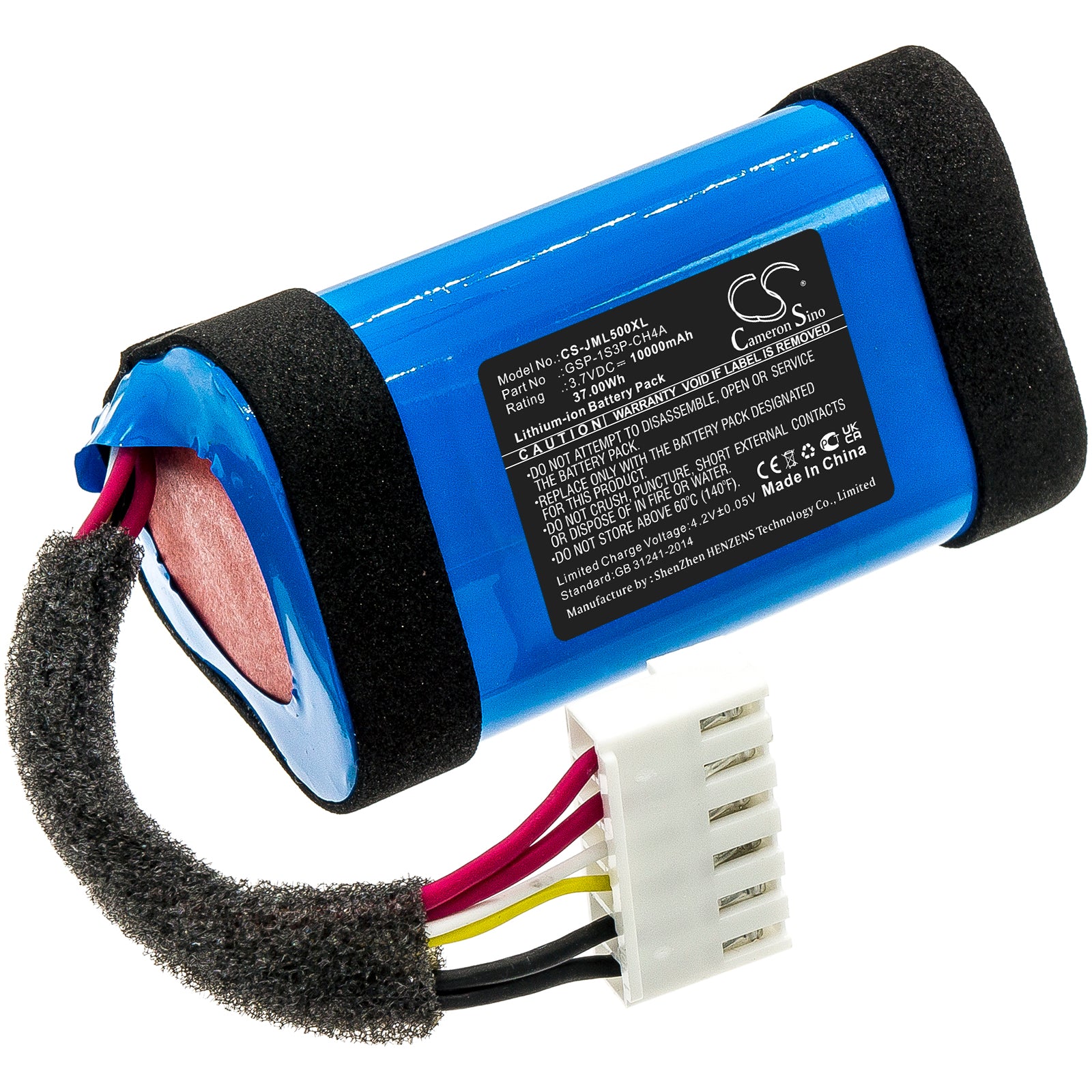 Li-ion, Speaker Battery fits Jbl Charge 4 ( Gsp-1s3p-ch4a Only), Charge 5, 3.7V, 10000mAh Speaker Cameron Sino Technology Limited