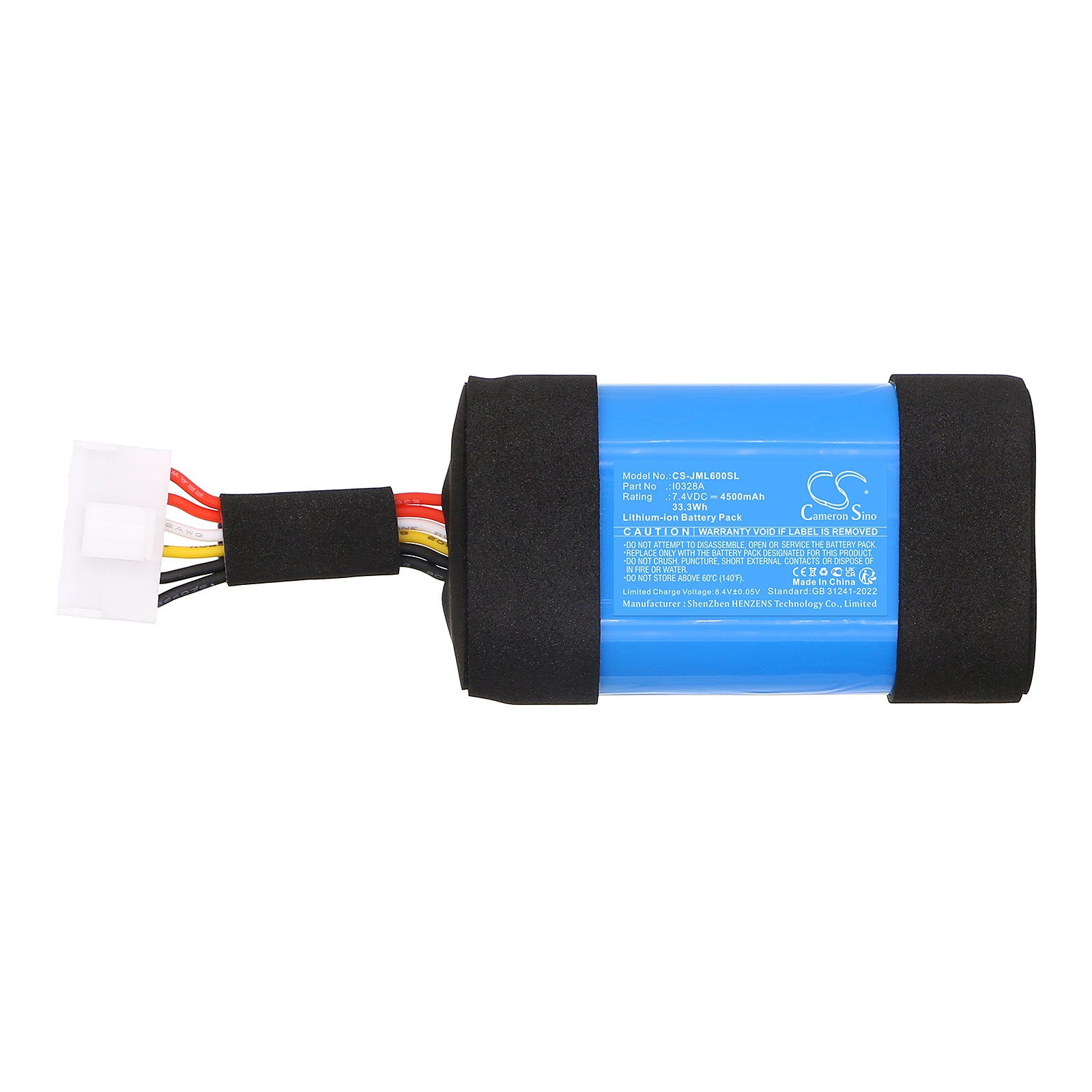 7.4V, Li-ion, 4500mAh, Battery fits JBL Charge 6, 33.3Wh Speaker Cameron Sino Technology Limited