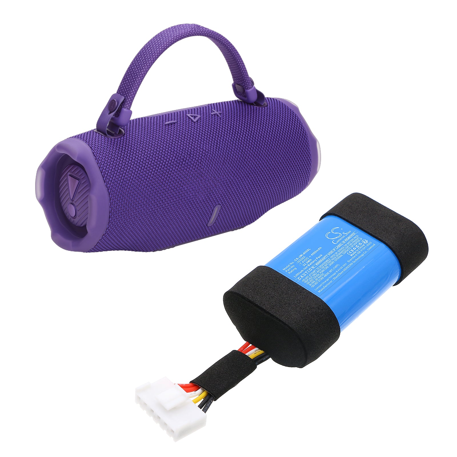 7.4V, Li-ion, 4500mAh, Battery fits JBL Charge 6, 33.3Wh Speaker Cameron Sino Technology Limited