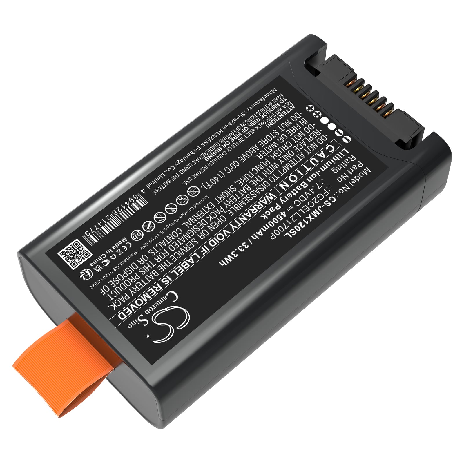 5.4V, HPC, 4500F, Battery fits JBL PartyBox Club 120, PartyBox Encore 2, 24.3Wh Speaker Cameron Sino Technology Limited