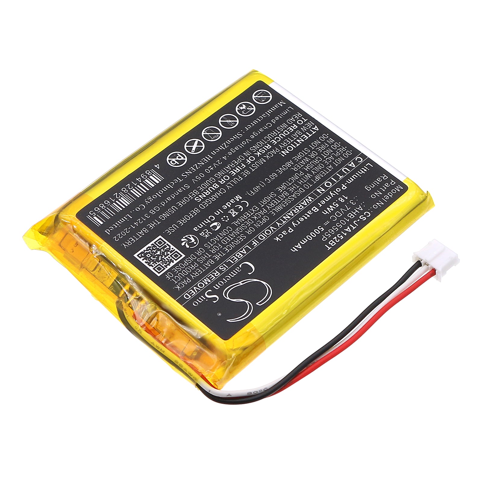 Jablotron JA 152KRY Battery 5000mAh 3.7V Li Polymer Alarm System Cameron Sino Technology Limited