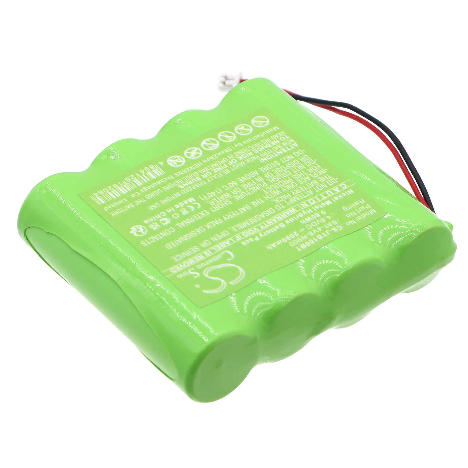 Ni-MH, Alarm System Battery fits Jablotron Ja-100 Signal Repeater, 4.8V, 2000mAh Alarm System Cameron Sino Technology Limited