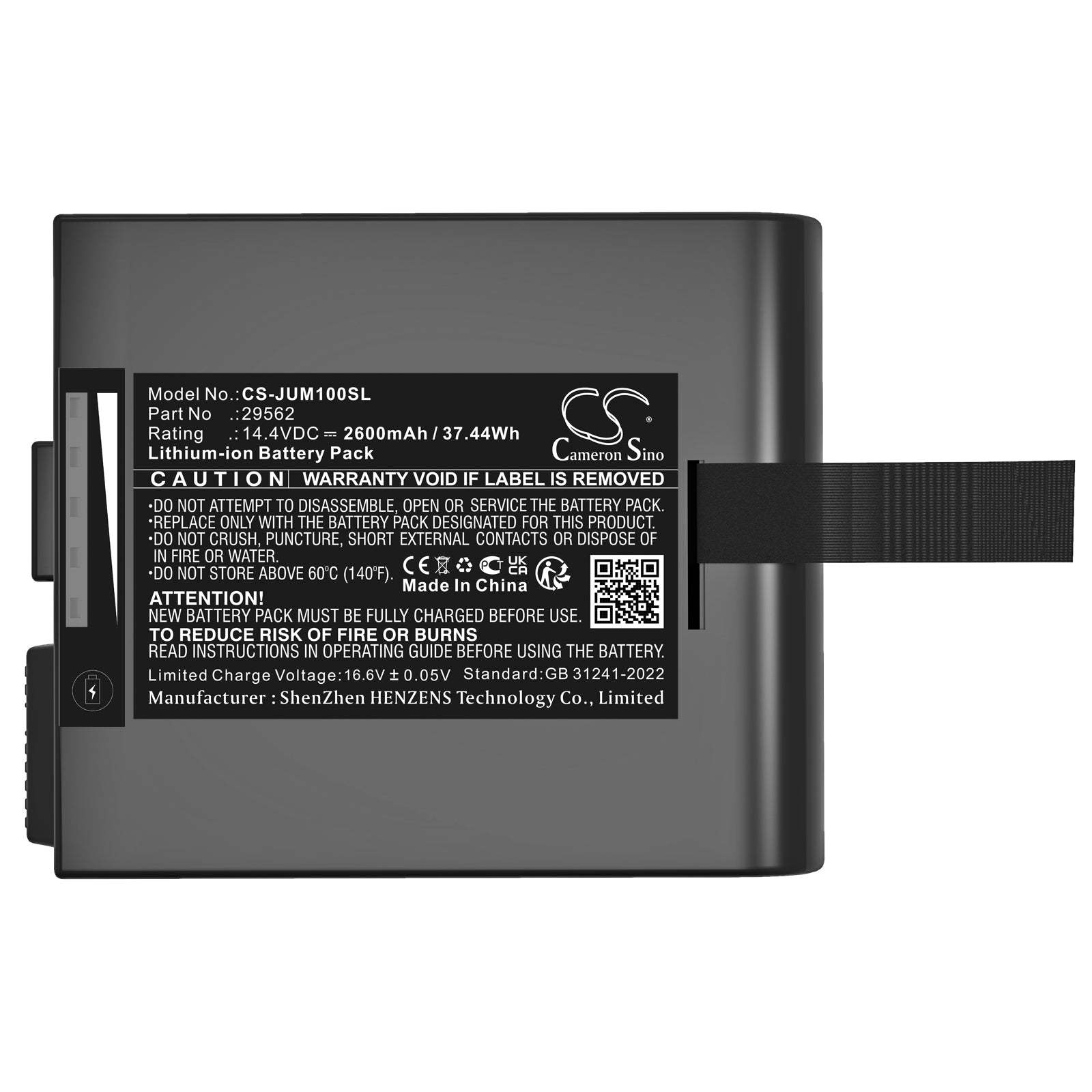 14.4V, Li-ion, 2600mAh, Battery fits Juniper Mesa Pro, Mesa Pro 10", 37.44Wh Equipment, Survey, Test Cameron Sino Technology Limited
