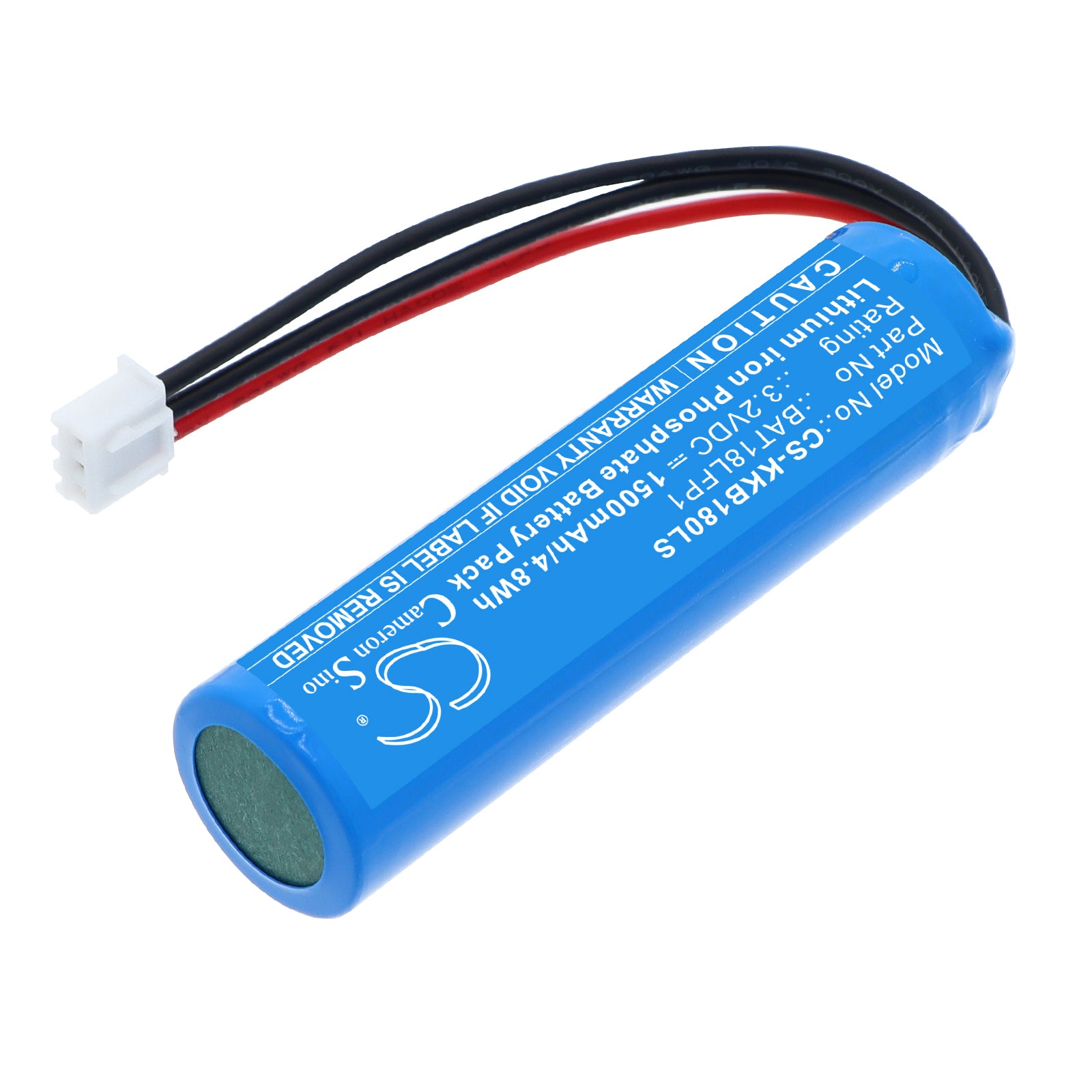 3.2V, LiFePO4, 1500mAh, Battery fits Kosnic KBAT1800, 4.8Wh Emergency Lighting Cameron Sino Technology Limited