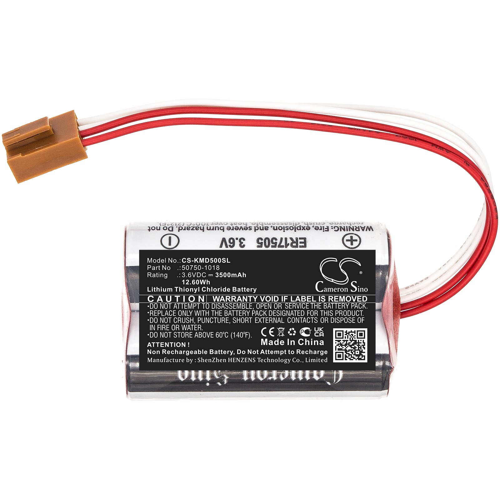 Li-SOCl2, PLC Battery fits Nachi Robotic Systems Sb100, Sra100, 3.6V, 3500mAh PLC Cameron Sino Technology Limited
