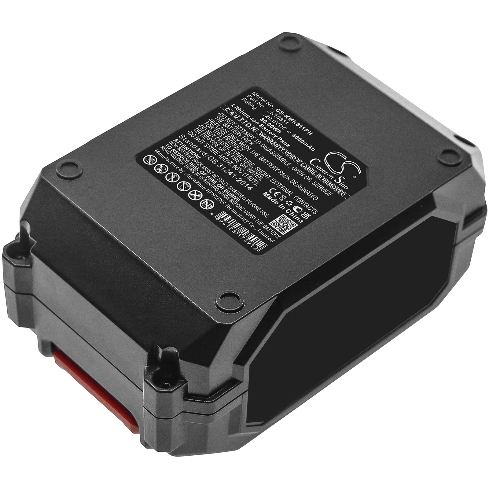 Li-ion, Power Tools Battery fits Kimo 6 Inch Cordless Chainsaw, Leaf Blower 2-in-1 20v, 20.0V, 4000mAh Power Tools Cameron Sino Technology Limited